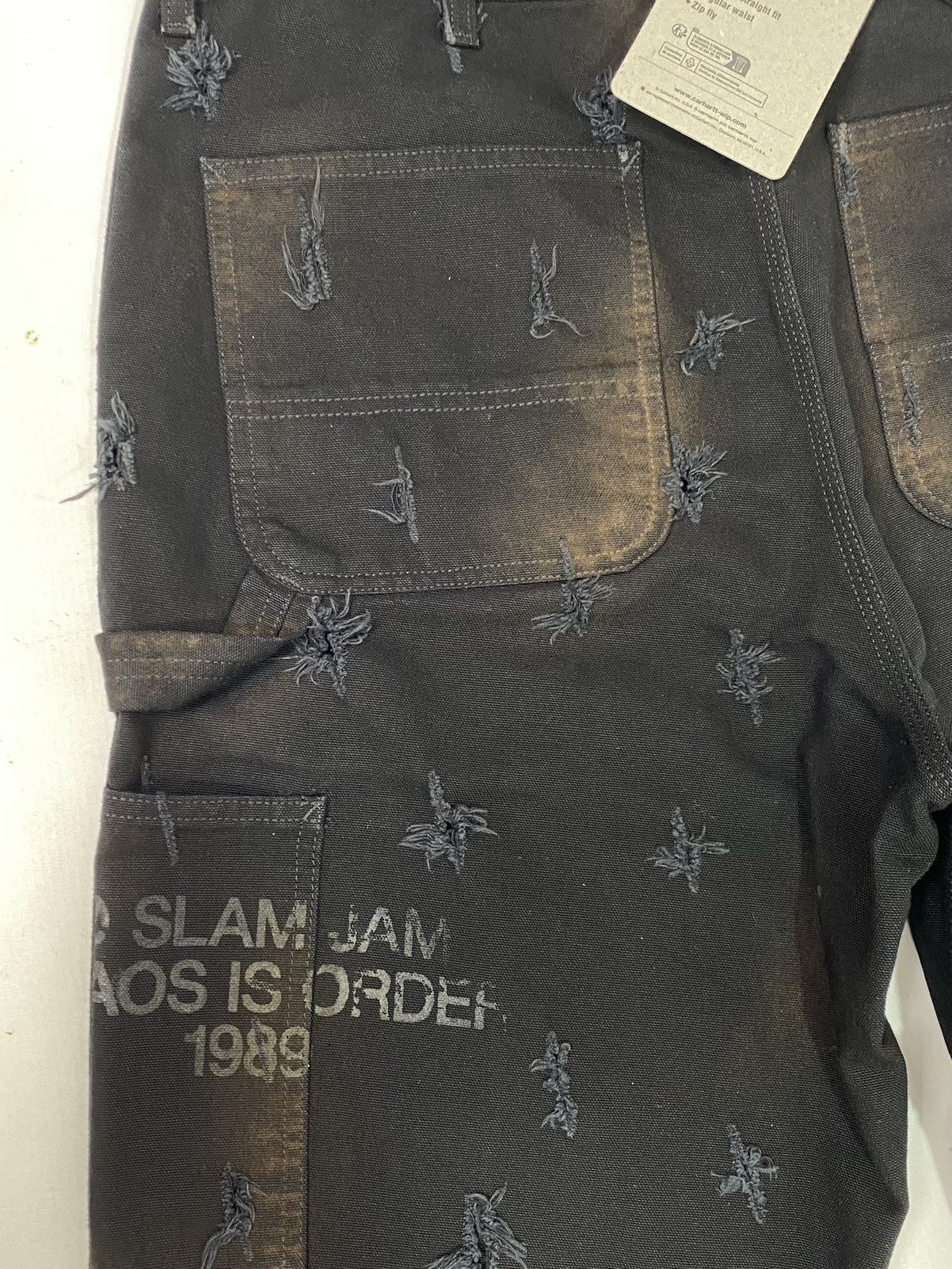 Carhartt Wip Single Knee Carhartt WIP x Slam Jam 34/32 new Size US 34 / EU 50 - 10 Thumbnail