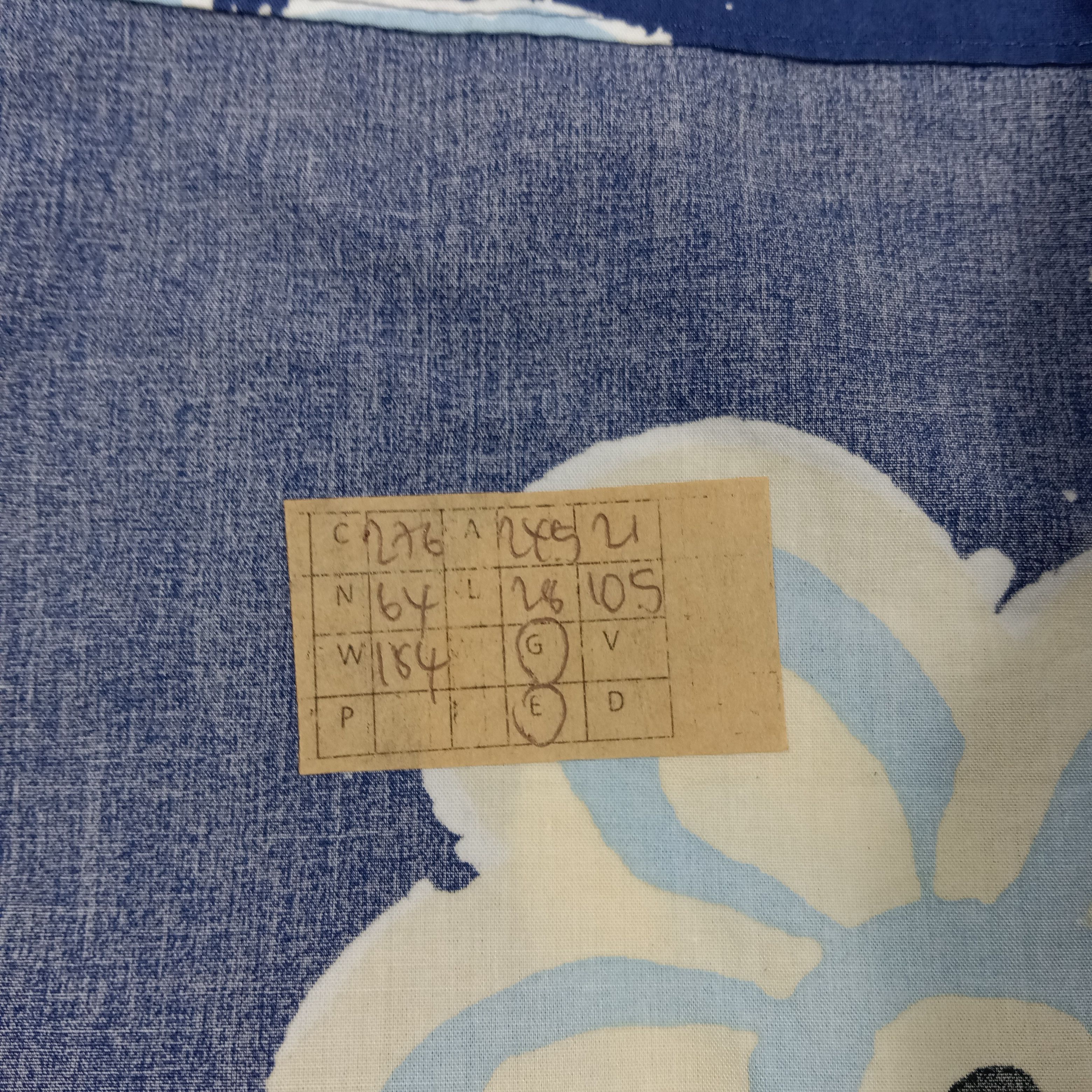 Marni × Uniqlo MARNI x UNIQLO Blue Floral Open Collar Shirt C276N64 Size US L / EU 52-54 / 3 - 7 Thumbnail