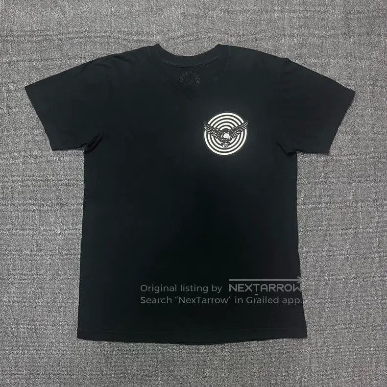 CHROME HEARTS Size M FOTI Flying Skull Limited Edition Blac