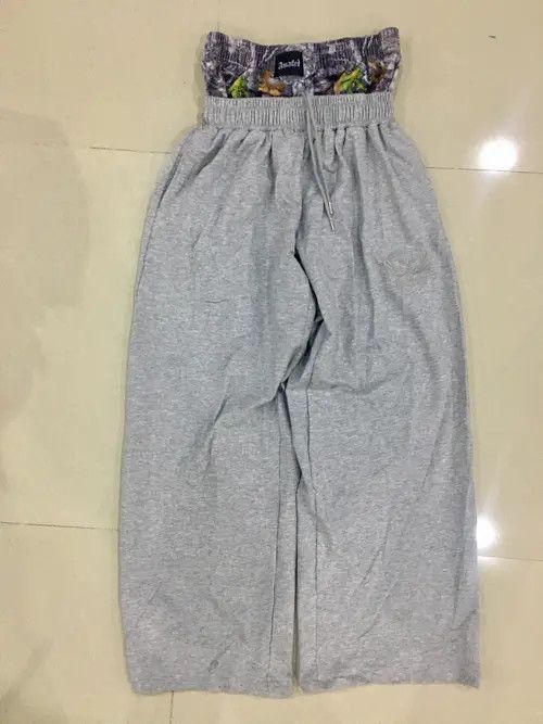 Japanese Brand Hazaki x Etou Double Waist Camouflage Boxer Baggy Sweatpants Size US 31 - 4 Thumbnail