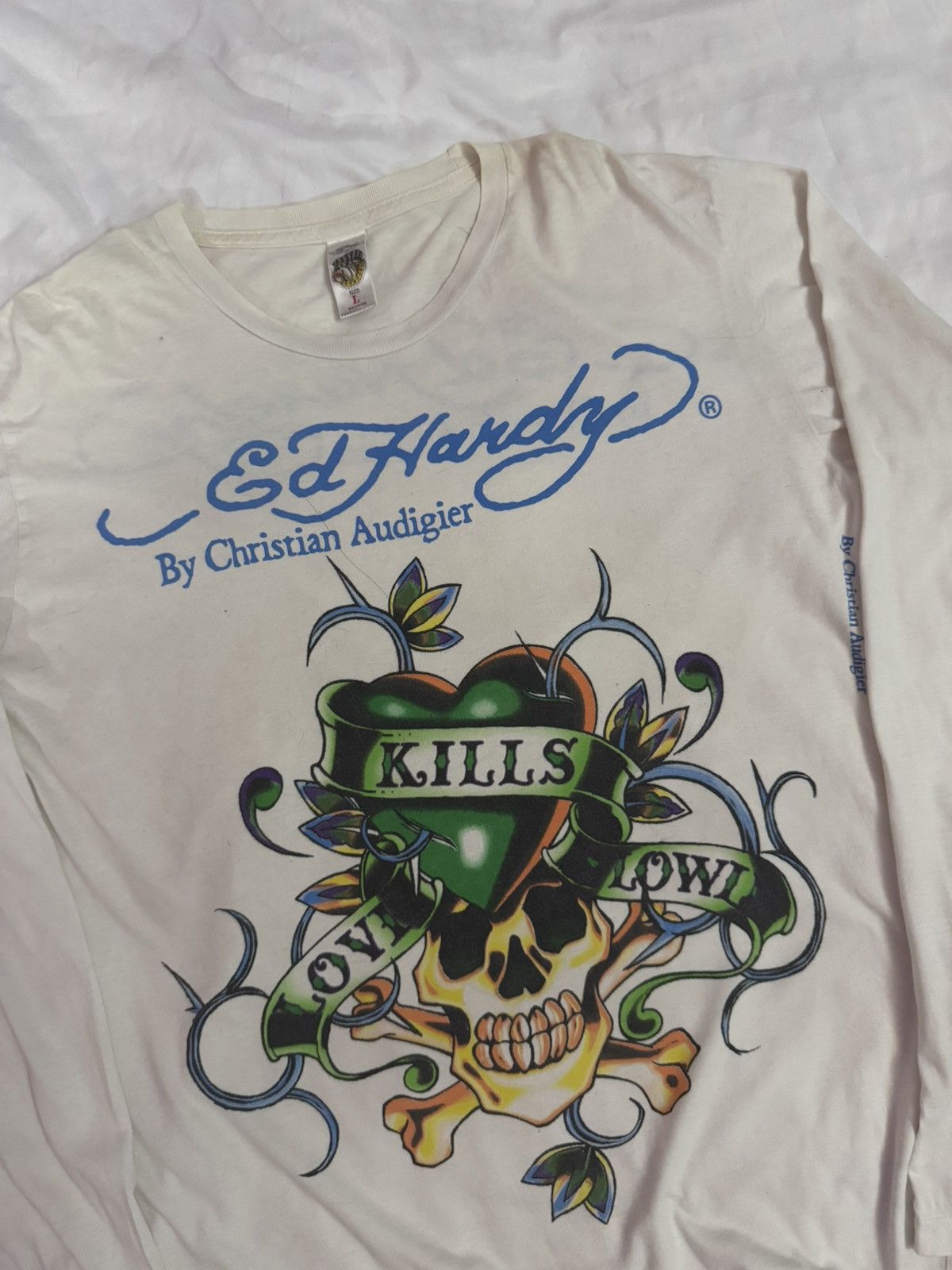 Christian Audigier 2000s Skull Ed Hardy Christian Audigier Size US L / EU 52-54 / 3 - 2 Thumbnail