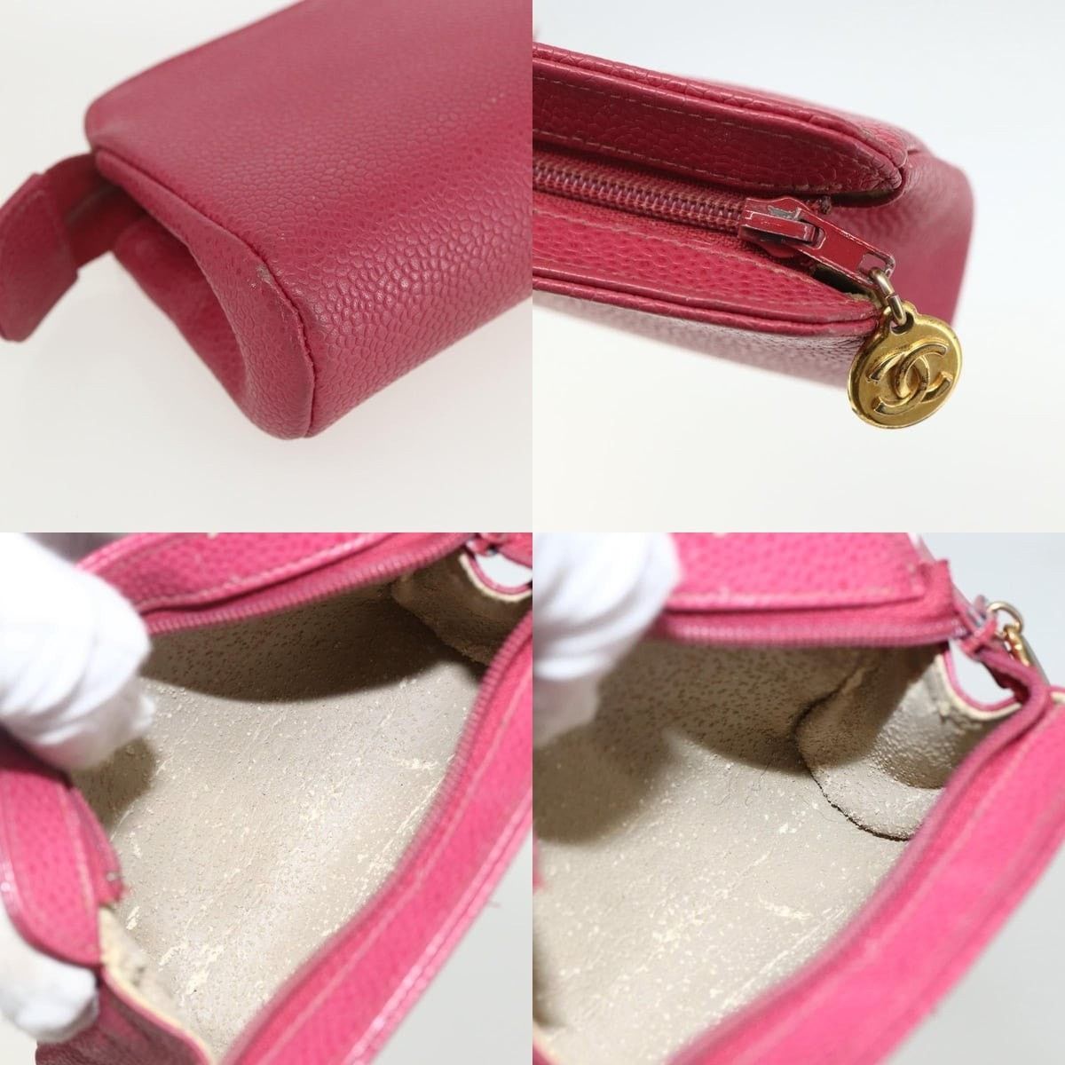 Chanel Chanel Pouch Caviar Skin Size ONE SIZE - 5 Thumbnail