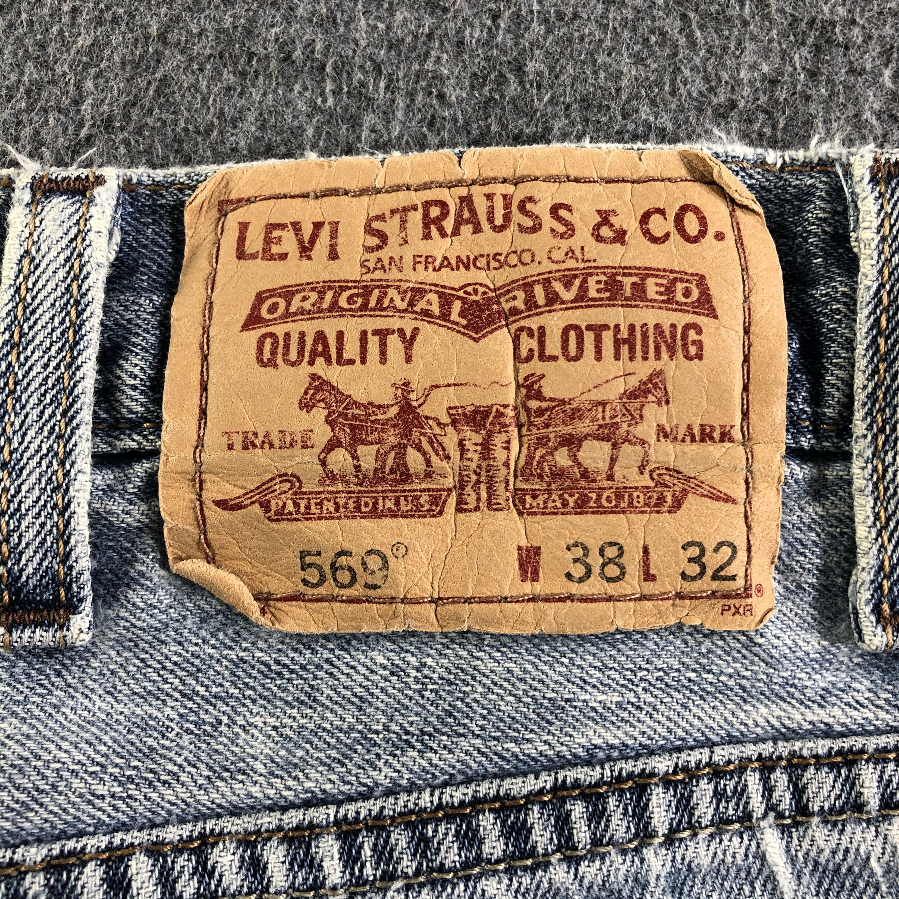 Levi's Vintage Light Wash Levis 569 Jeans-J4506 Size US 38 / EU 54 - 5 Thumbnail