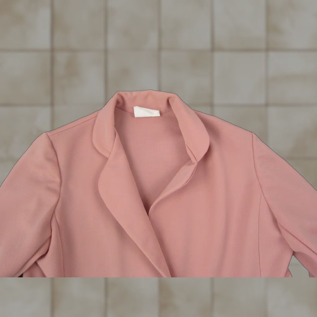 Sears VINTAGE Sears Jacket Womens Size 10 Pink Blazer 60s 70s Ladies Career Suit Shirt Hat? Size L / US 10 / IT 46 - 1 Thumbnail