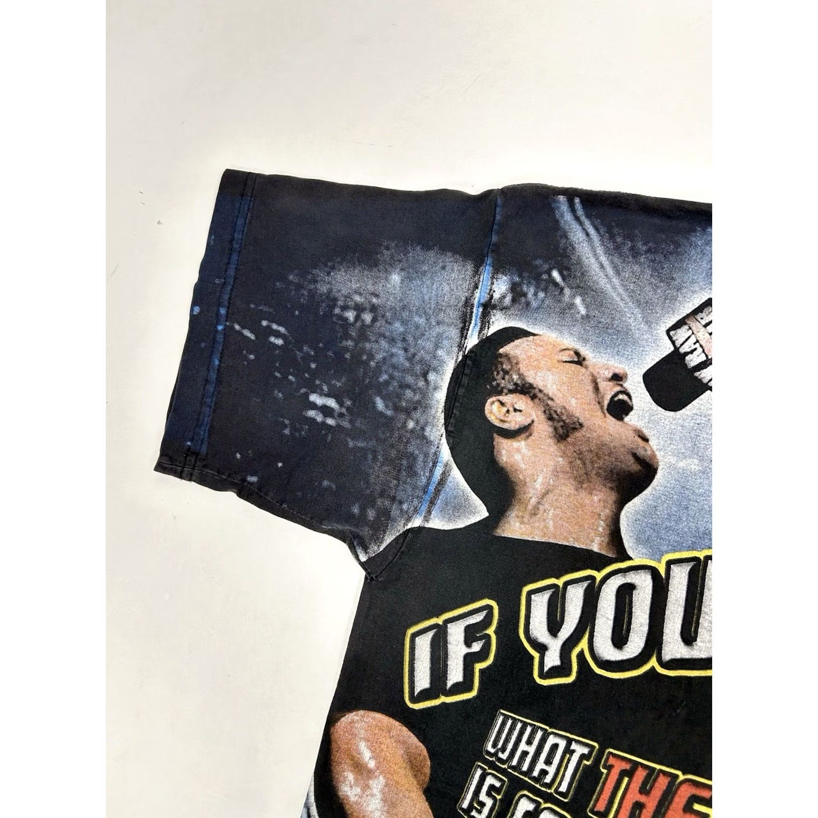 Vintage VINTAGE WWF The Rock Tee Large AOP Rare If You Smell What The Rocks Cooking Shirt Size US L / EU 52-54 / 3 - 6 Thumbnail