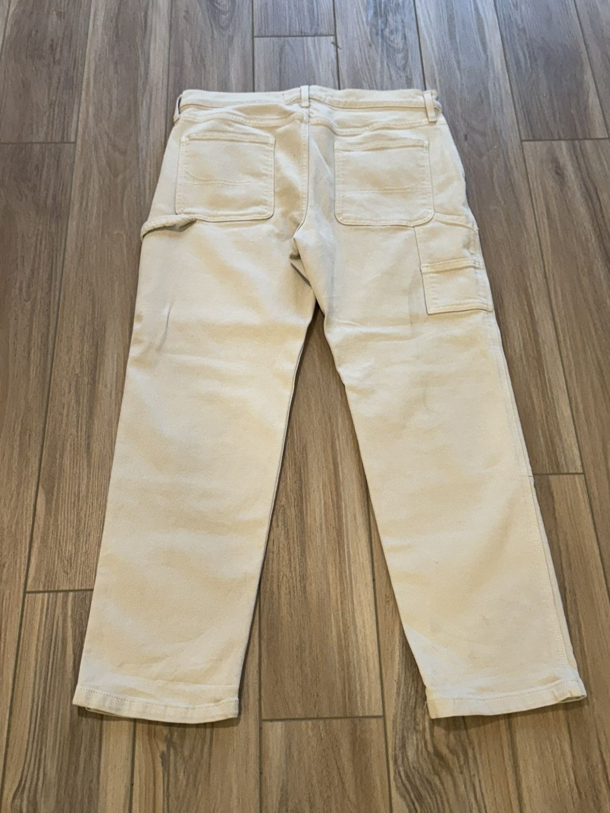 Hollister Beige Carpenter Jeans Size US 34 / EU 50 - 2 Thumbnail