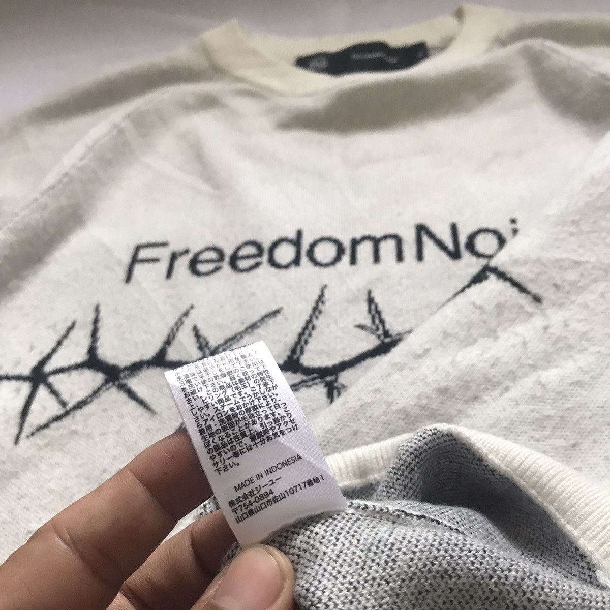 GU × Undercover Freedom Noise Sweatshirt by GU x Undercover Size US S / EU 44-46 / 1 - 8 Thumbnail