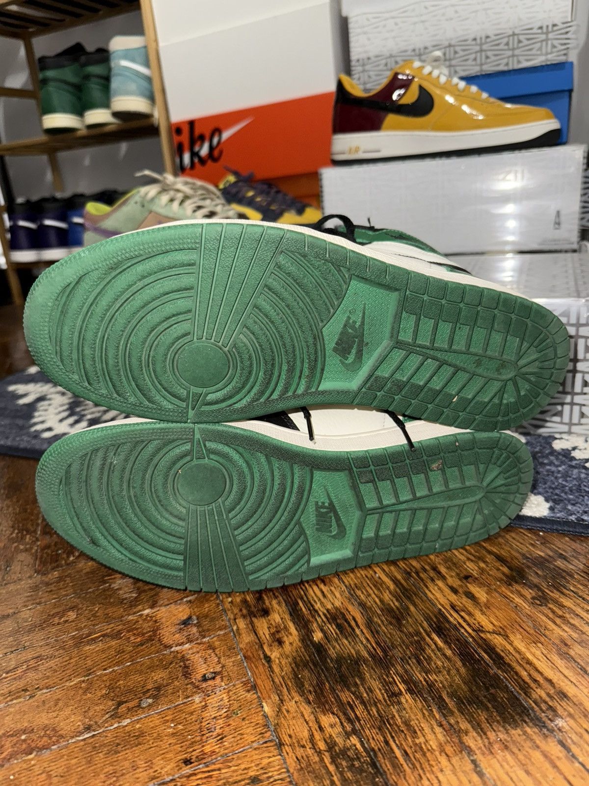 Jordan Brand Jordan 1 Retro High OG Pine Green 2018 Sz 12 Size US 12 / EU 45 - 6 Thumbnail