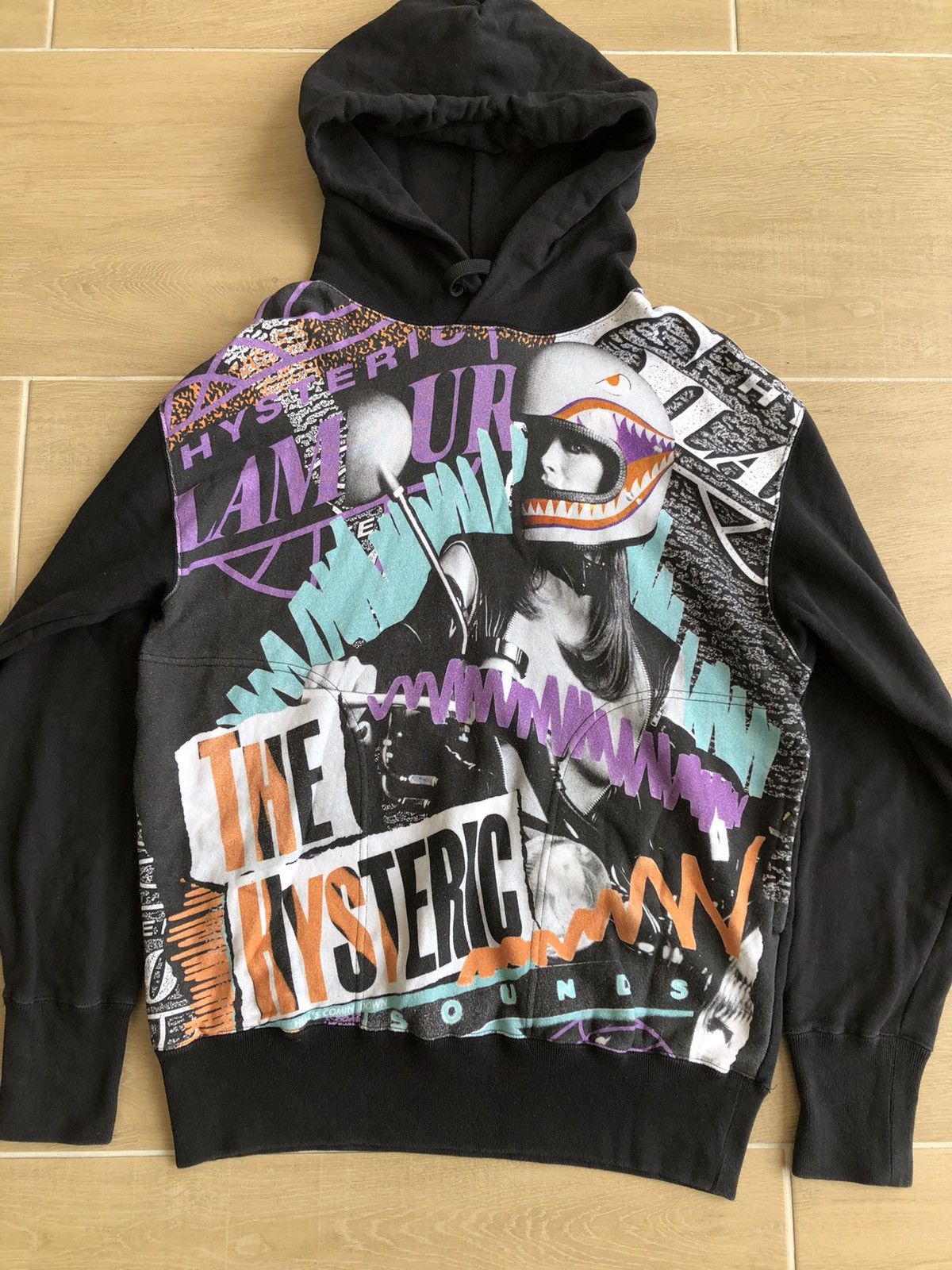 Hysteric Glamour Hysteric Glamour Aop His Girl Biker Hoodie Size US M / EU 48-50 / 2 - 6 Thumbnail