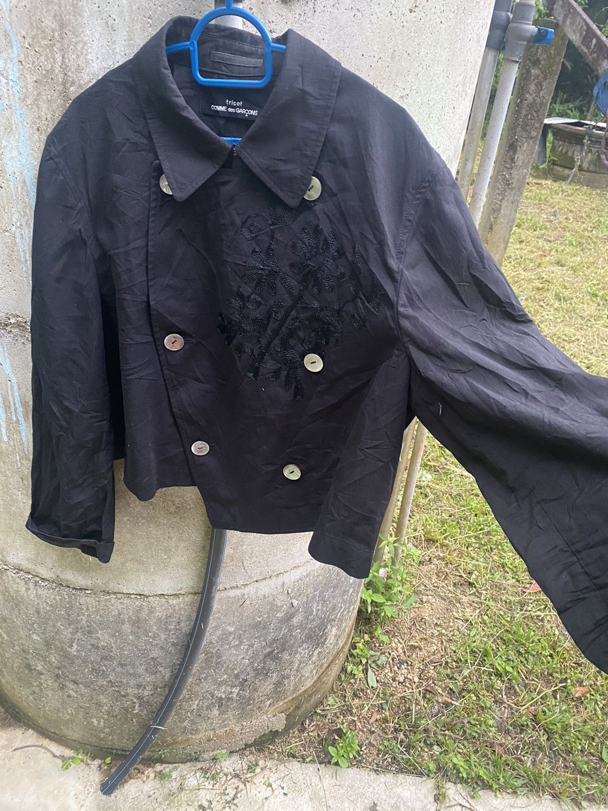 Tricot Comme des Garcons VINTAGE TRICOT COMME DES GARCONS AD1992 ASSYMETRICAL JACKET Size M / US 6-8 / IT 42-44 - 3 Thumbnail