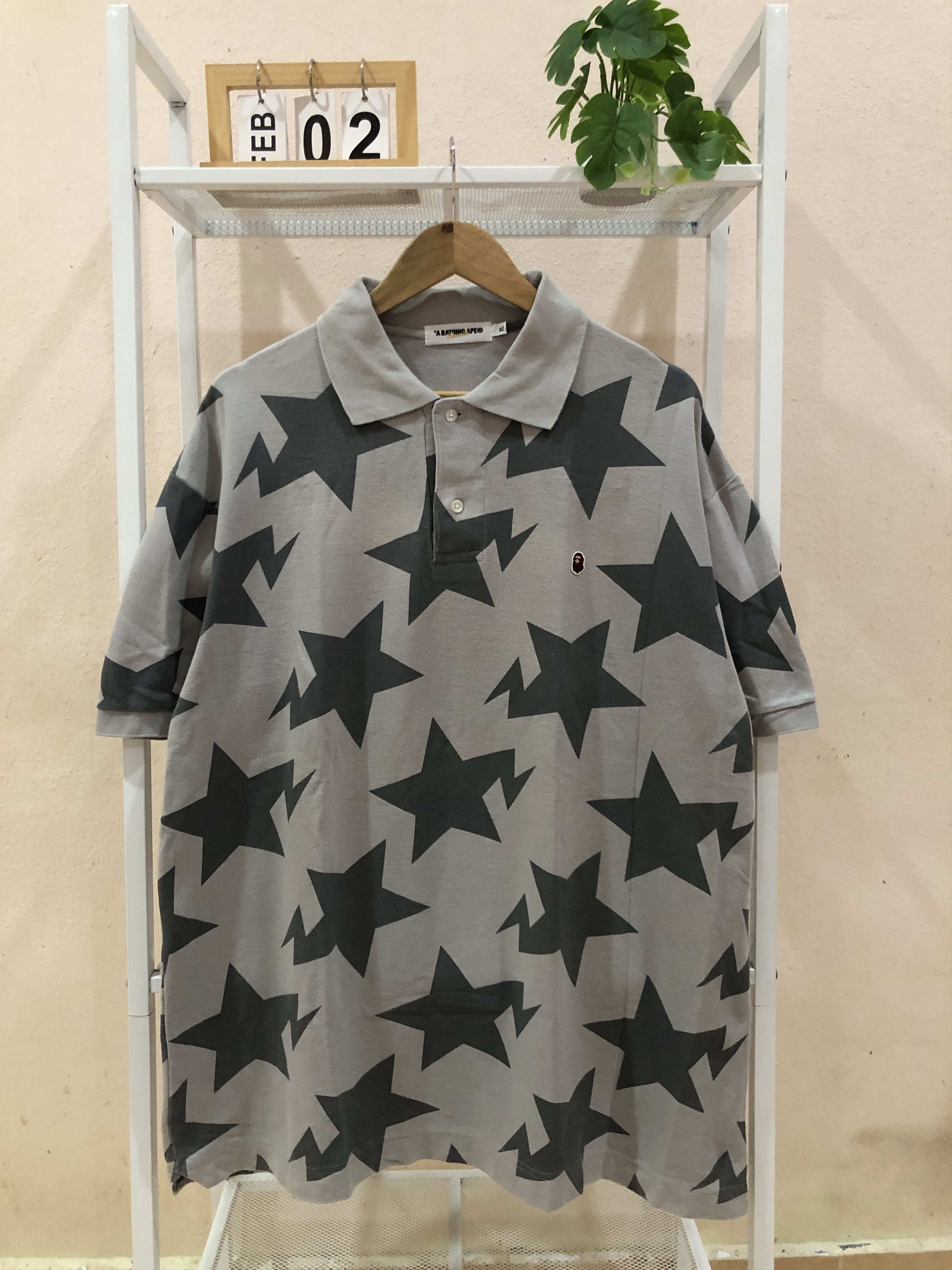Bape OG 2008 Bape Bapesta Nigo Polo Shirts Size US XL / EU 56 / 4 - 1 Thumbnail