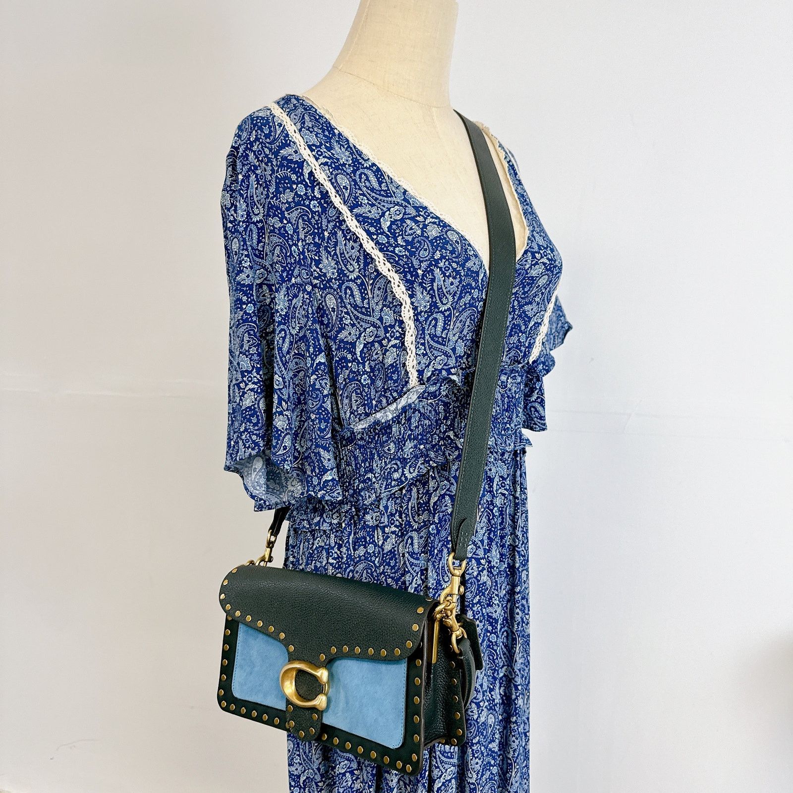 Coach Coach 92151 Tabby 26 In Colorblock IN Pacific Blue Multi Size ONE SIZE - 1 Thumbnail