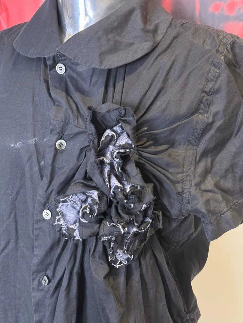 Other Comme Des Garcons Rose Pleated Short Sleeve Shirt Size M / US 6-8 / IT 42-44 - 7 Thumbnail