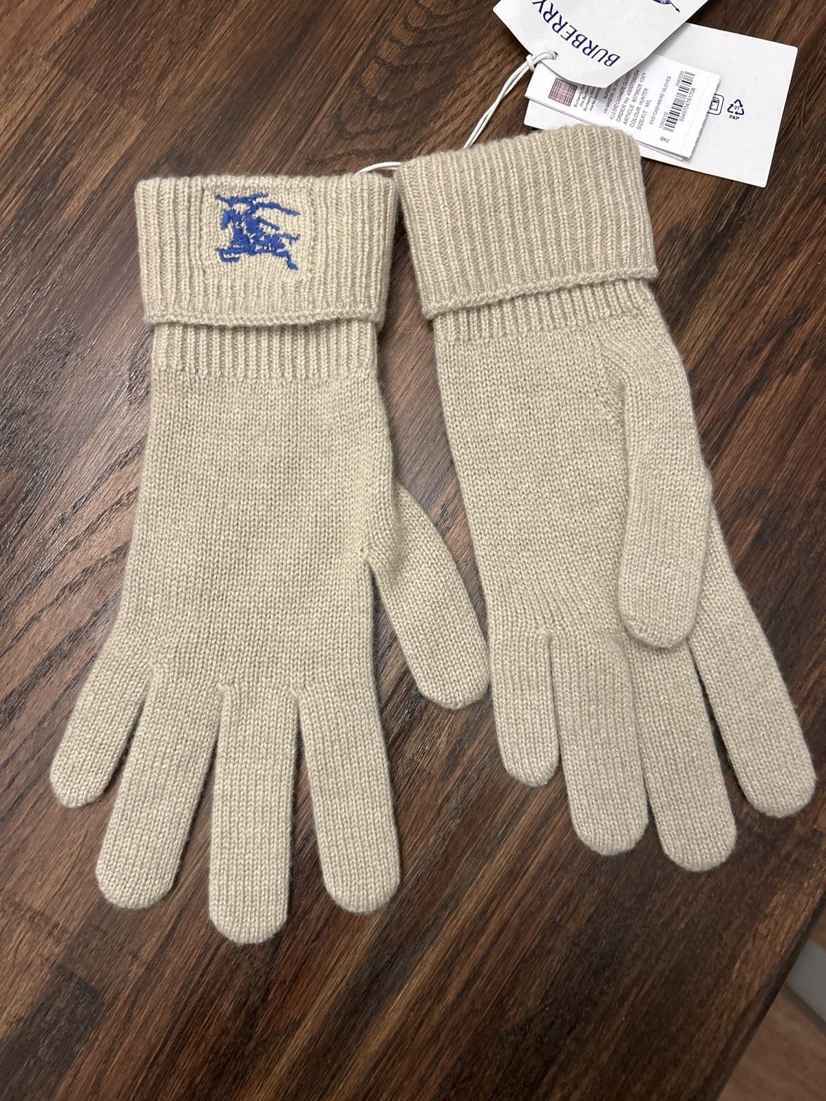 Burberry Burberry Cashmere Gloves Size ONE SIZE - 2 Thumbnail