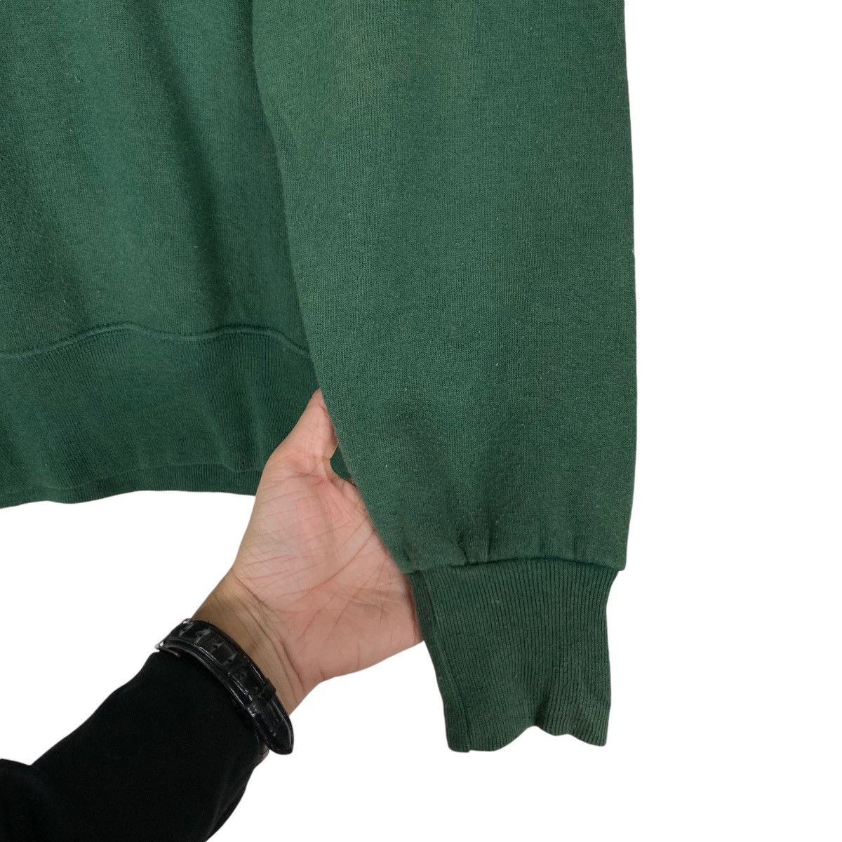 Vintage CAMBRIDGE UNIVERSITY EMBROIDERERS Green Sweatshirt #1413-C64 Size US L / EU 52-54 / 3 - 7 Thumbnail