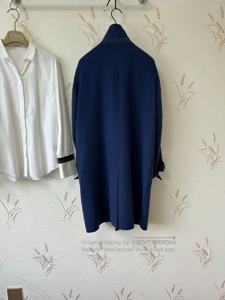 Loro Piana LORO PIANA Elegant deep blue double-sided cashmere coat Size M / US 6-8 / IT 42-44 - 3 Thumbnail