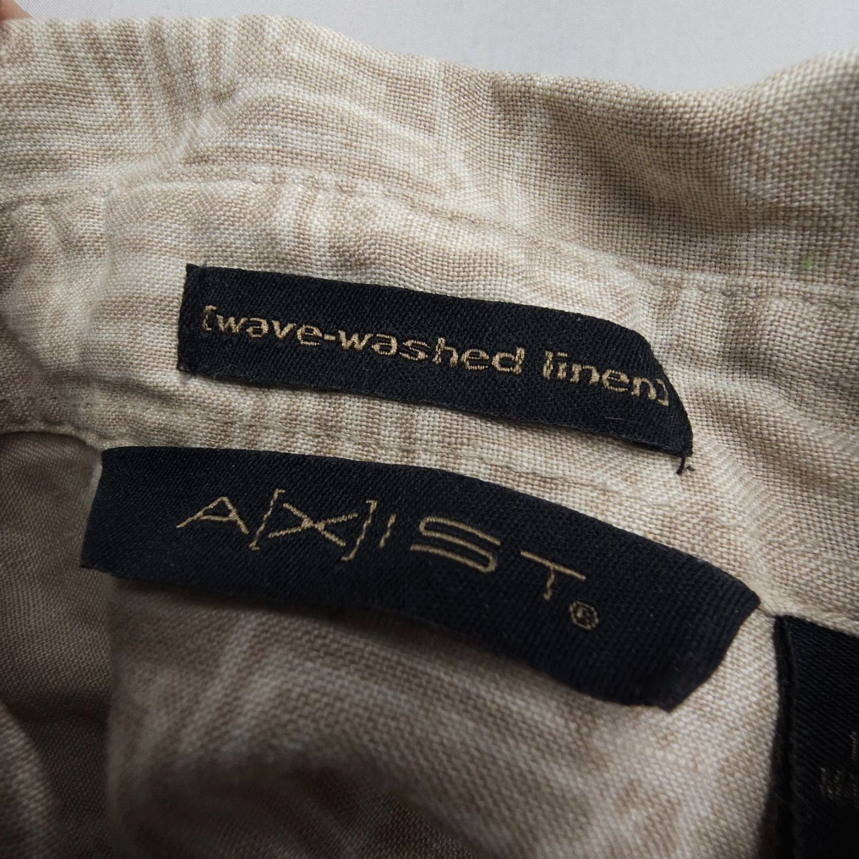 Vintage VINTAGE Axist Wave-Washed Linen Hawaiian Shirt Mens XL Beige Travel Floral Short Sleeve Button-Up Casual Outdoor 90s Mens Size US XL / EU 56 / 4 - 6 Thumbnail