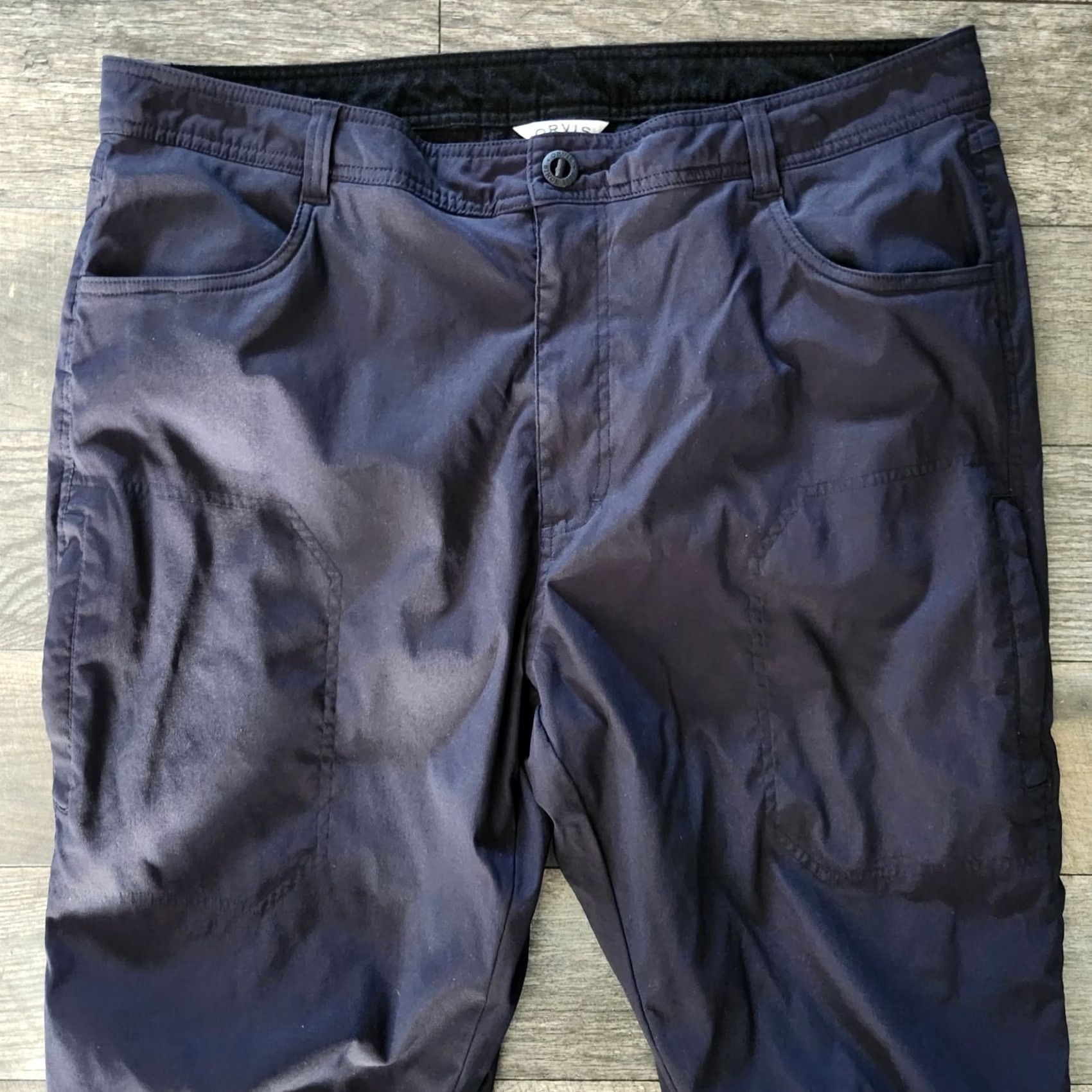 Orvis Orvis Pants Fleece Lined Mens 40x30 Insulated Tech Straight Stretch Navy Blue Size US 40 / EU 56 - 3 Thumbnail
