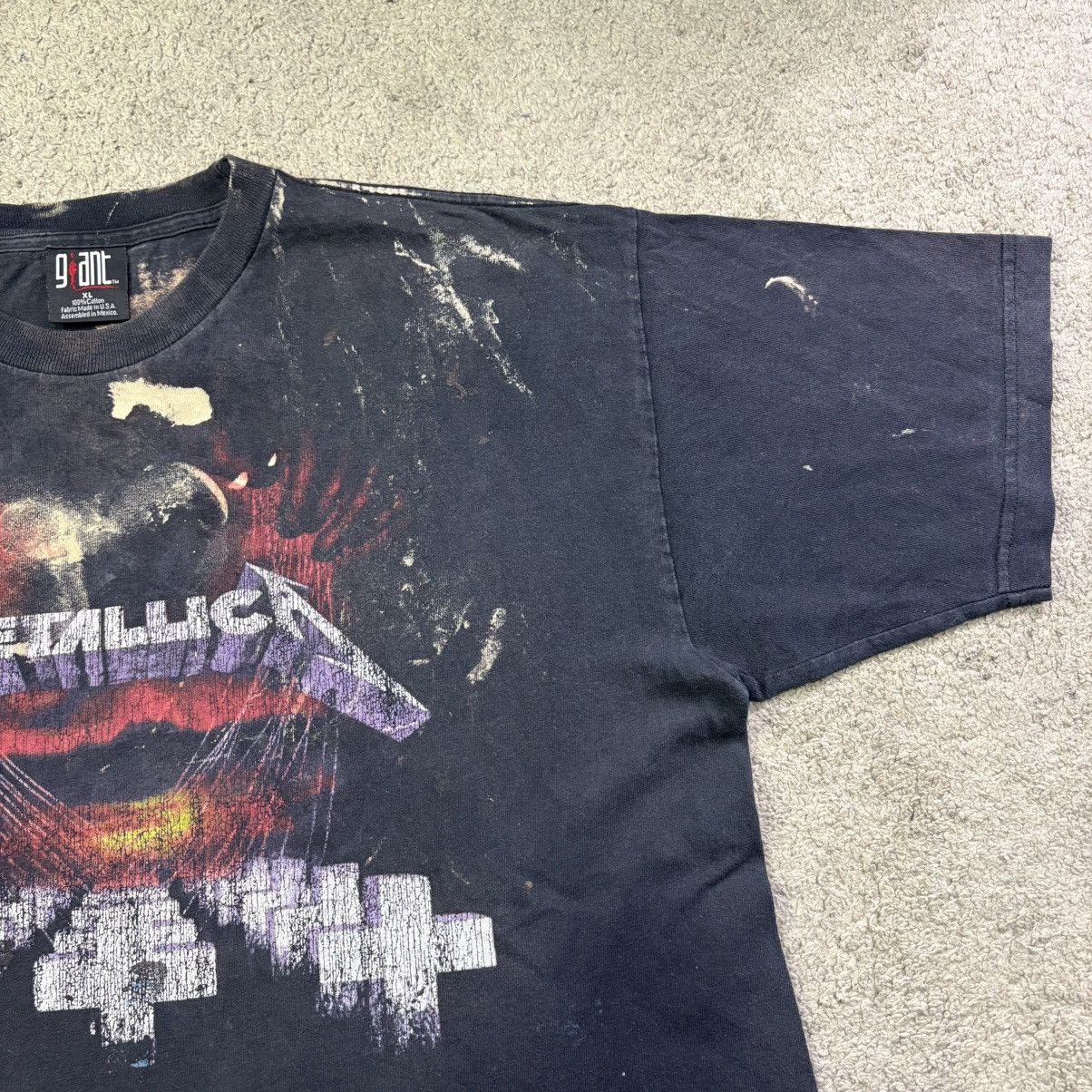 Metallica metallica vintage tee giant tag Size US XL / EU 56 / 4 - 6 Thumbnail