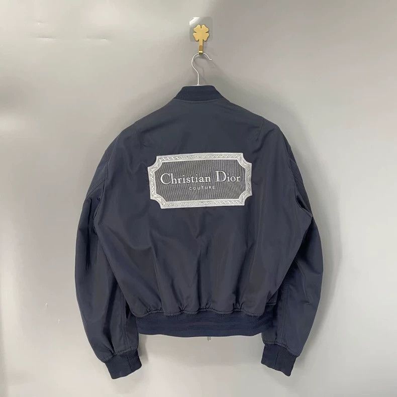 Dior Dior Navy Blue MA1 Flight Jacket-2505 Size US M / EU 48-50 / 2 - 2 Thumbnail