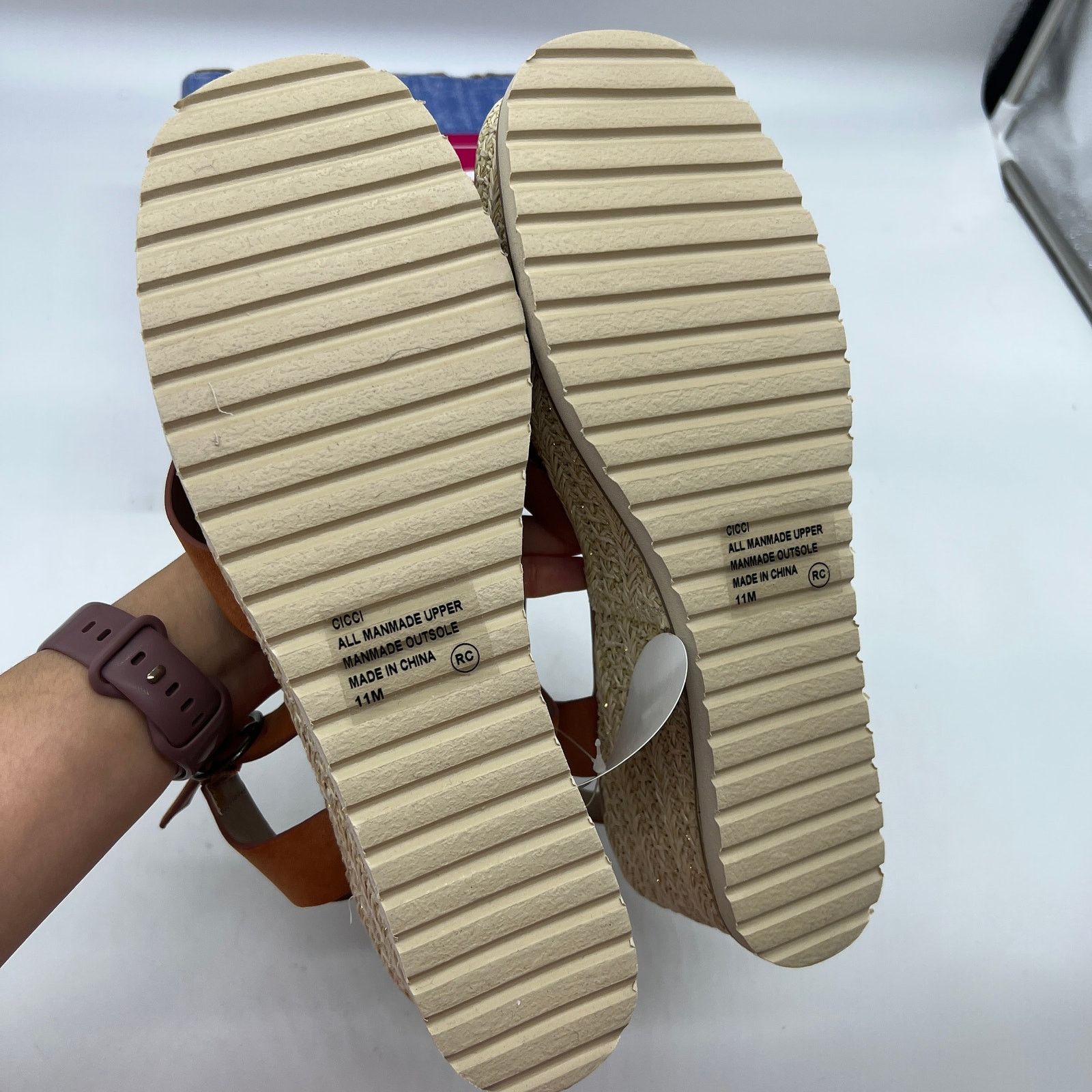 Other Pop Cicci Women Shoes Ankle Strap Casual Wedge Size US 11 / IT 41 - 6 Thumbnail