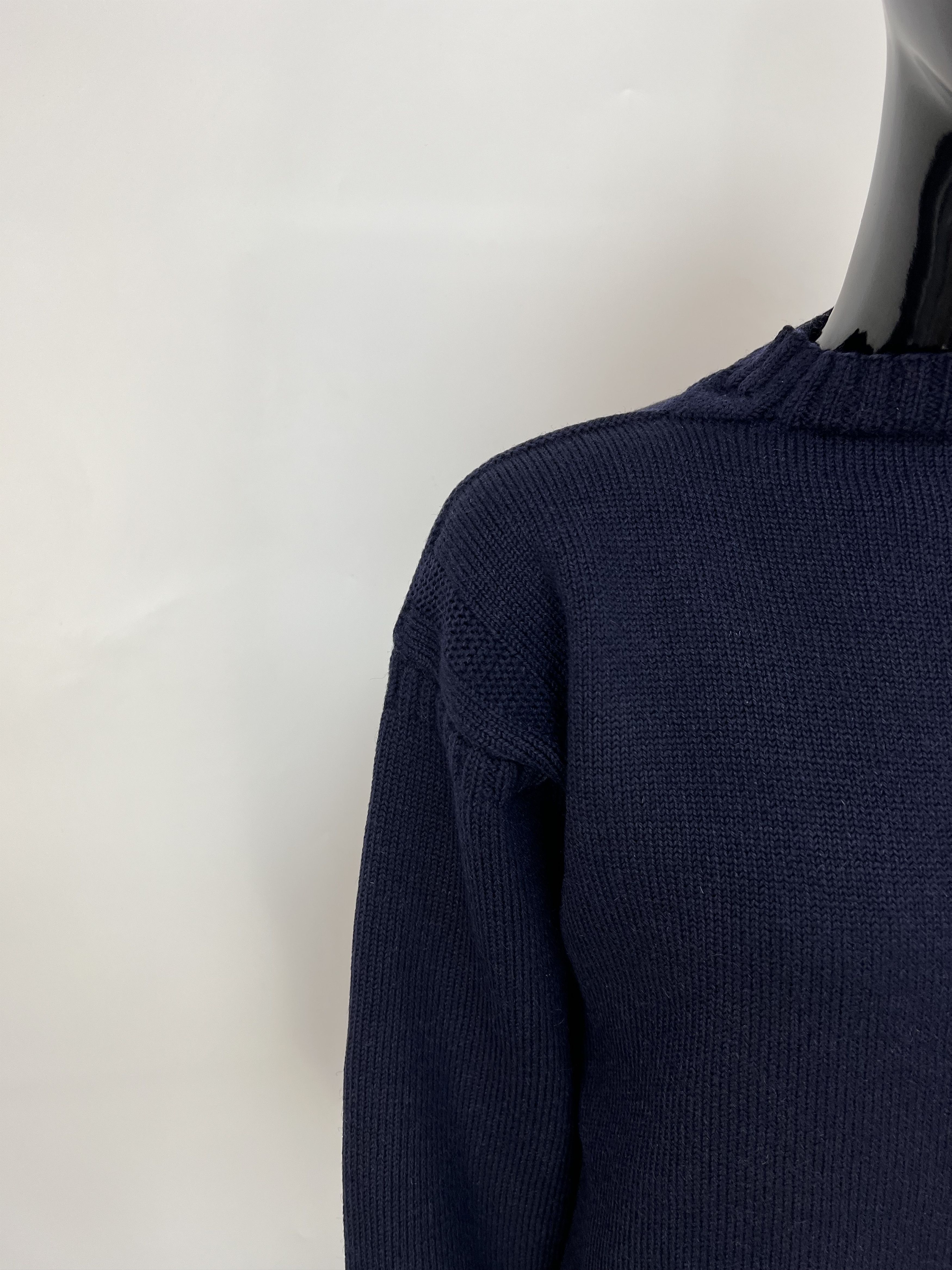 Le Tricoteur Guernsey Le Tricoteur Traditional Guernsey Wool Sweater Size S/M Size M / US 6-8 / IT 42-44 - 5 Thumbnail