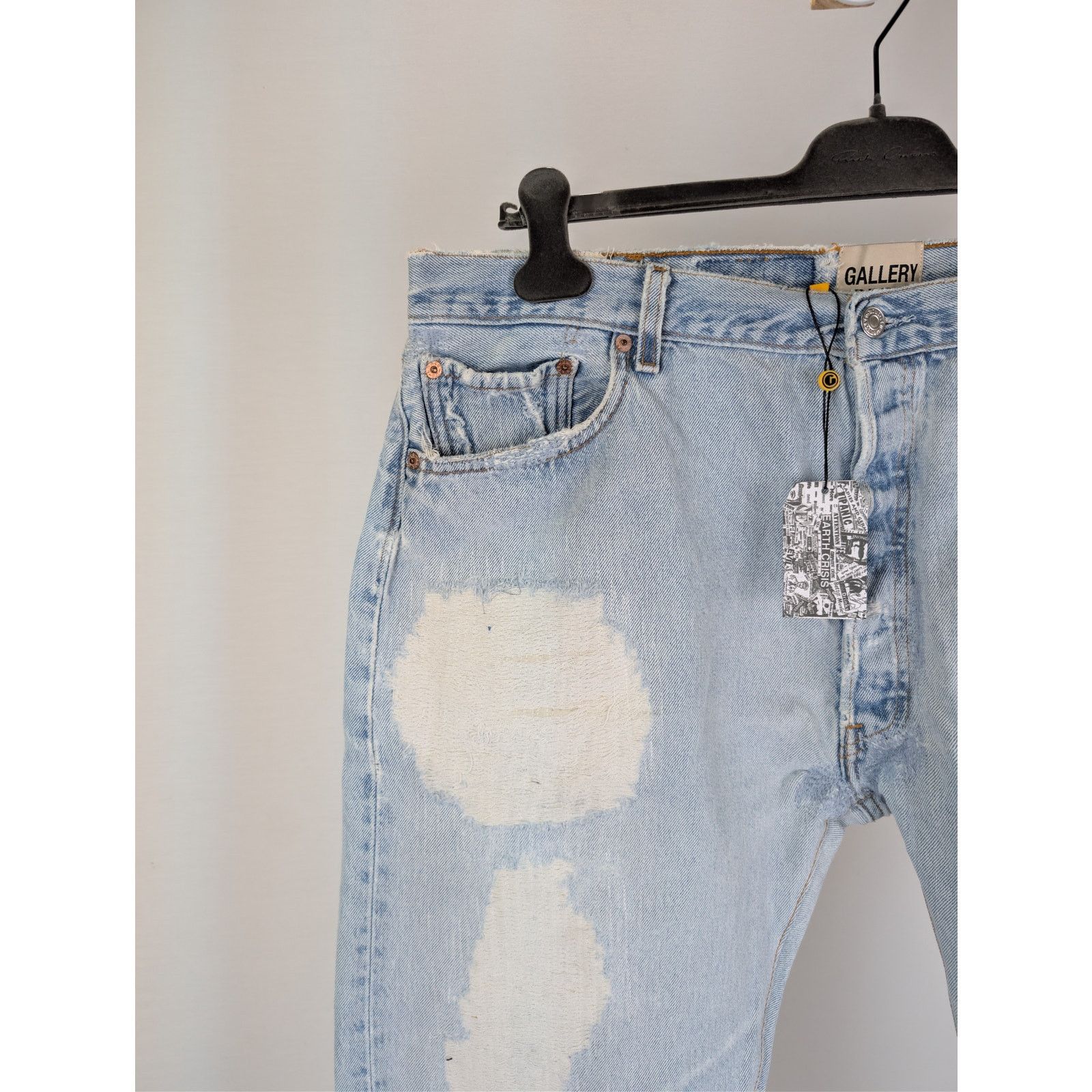 Gallery Dept. o1rshd1 5001 Gap Faded Denim Jeans in Blue 37 x 35 Size US 37 - 6 Thumbnail