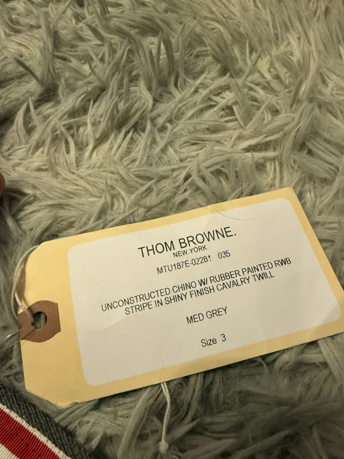 Thom Browne Chino /w rubber painted stripe Size US 33 - 5 Thumbnail