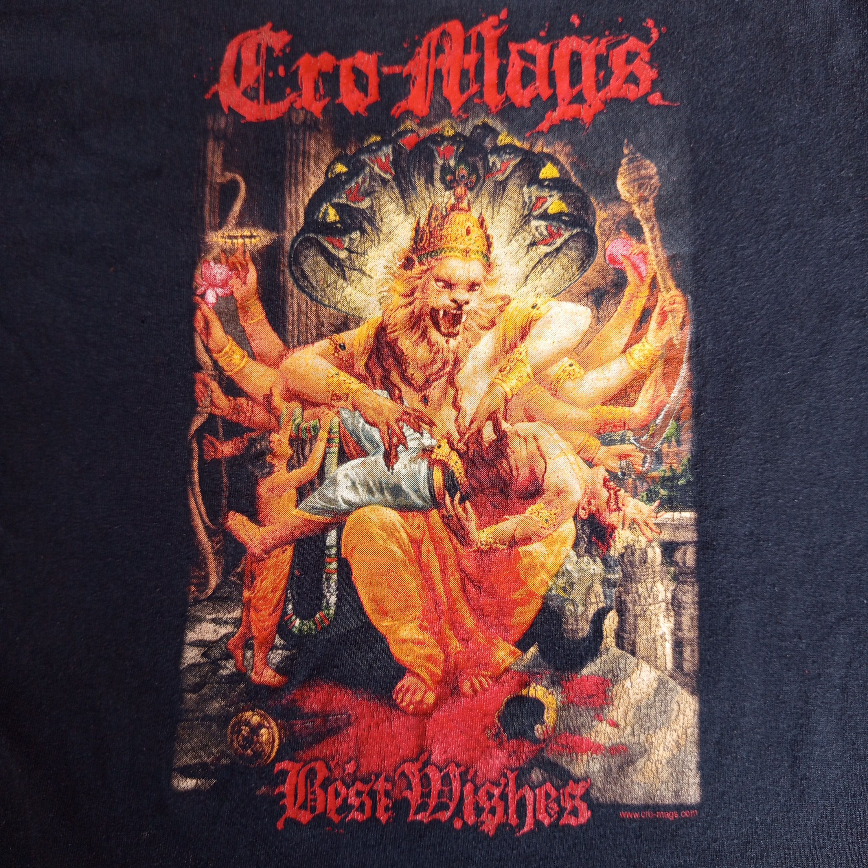 Vintage Vintage Cro Mags Best Wishes Y2K T shirt Size US S / EU 44-46 / 1 - 4 Thumbnail