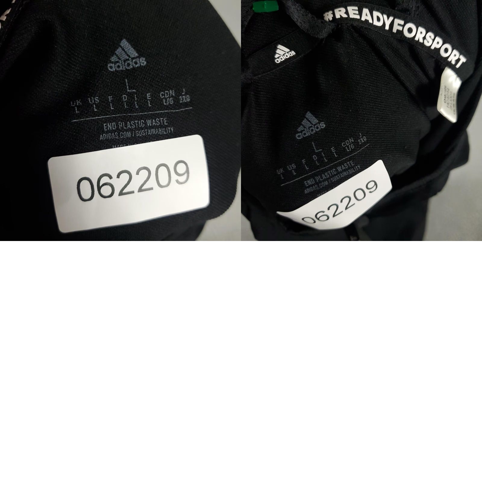 Adidas Adidas Hoodie Mens Large Black Full Zip Hooded Sweatshirt Size US L / EU 52-54 / 3 - 8 Thumbnail