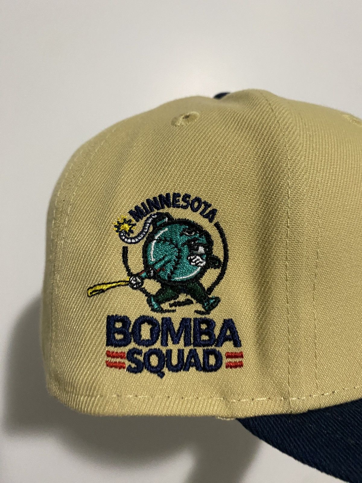 New Era Minnesota Twins M logo bomba squad patch size 7 3/8 Size ONE SIZE - 2 Thumbnail