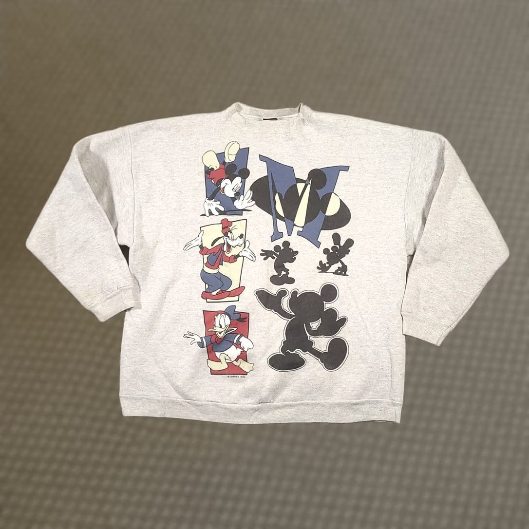 Mickey Unlimited VINTAGE Mickey Unlimited Sweatshirt Crewneck Mens Large Gray Goofy Donald USA Shirt Mens L Gray Vintage Size US L / EU 52-54 / 3 - 1 Thumbnail