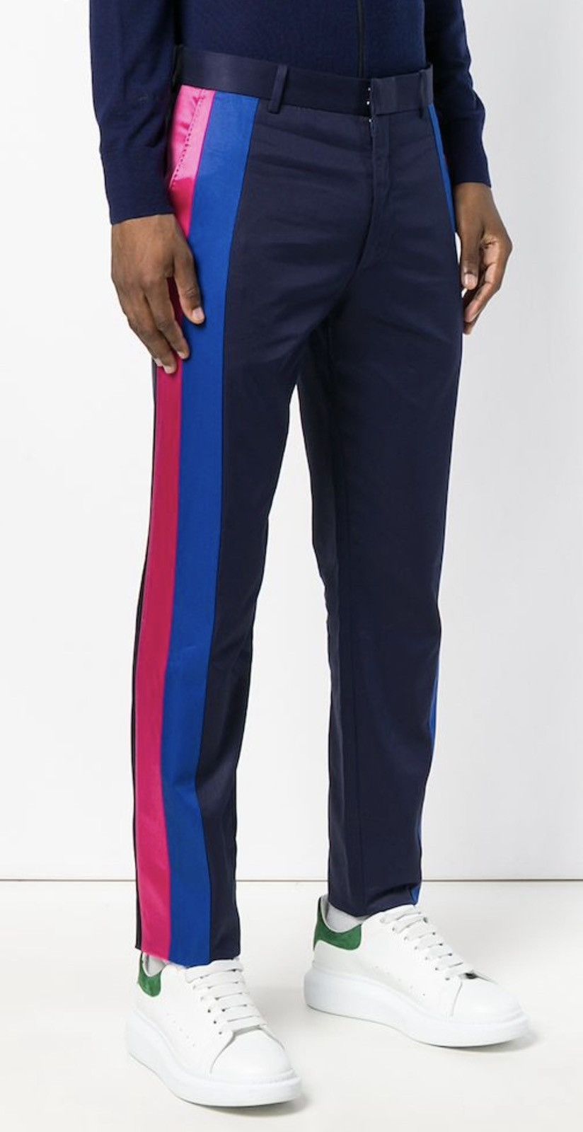 Alexander McQueen striped panel pants size46 Size US 30 / EU 46 - 1 Thumbnail