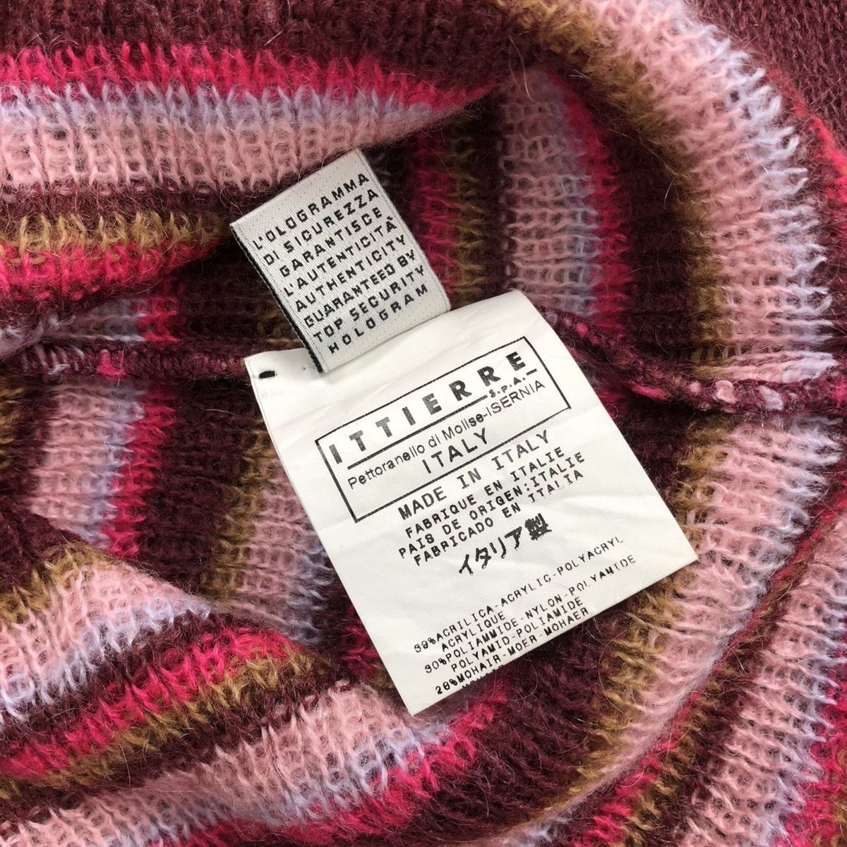 Dolce & Gabbana 2000s Dolce & Gabbana D&G Striped Mohair Knit Sweater Luxury Size US M / EU 48-50 / 2 - 10 Thumbnail
