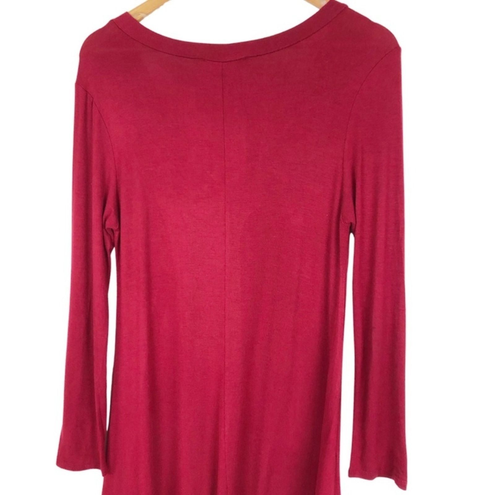 Other Entro Women’s Long Sleeve Casual Long V-Neck Shirt Blouse Size S / US 4 / IT 40 - 12 Thumbnail