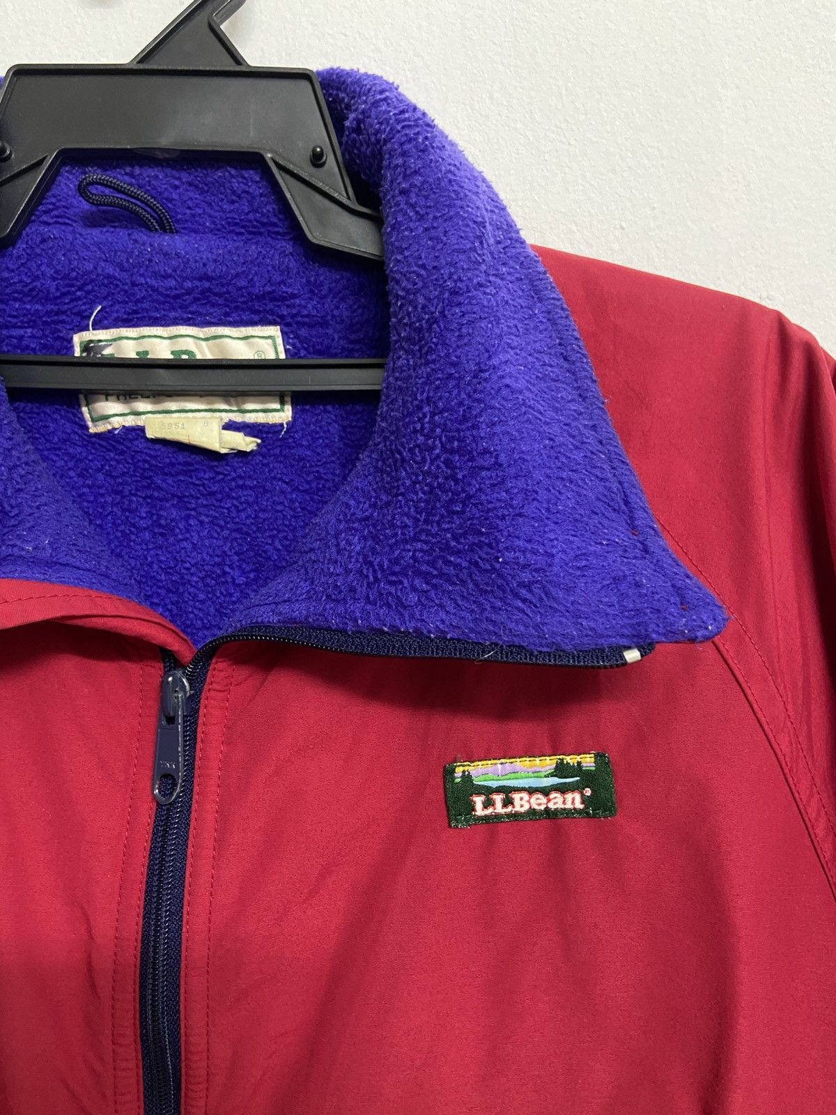 L.L. Bean Vintage 80s LL BEAN Jacket Nylon Zipper Lining Fleece Size US M / EU 48-50 / 2 - 4 Thumbnail