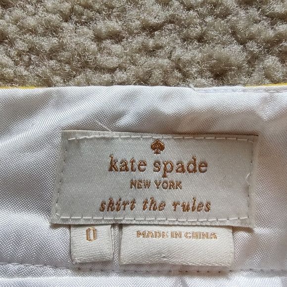 Kate Spade Kate Spade lemon curl pencil skirt 0 Size 26" / US 2 / IT 38 - 2 Thumbnail