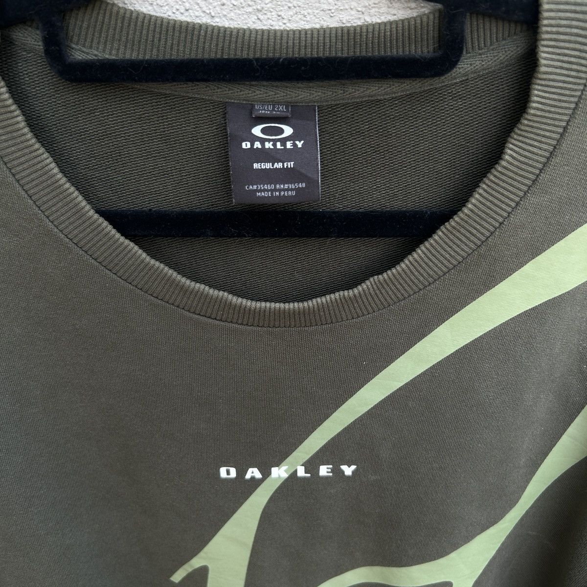 Oakley olive green Oakley sweatshirt Size US XXL / EU 58 / 5 - 3 Thumbnail