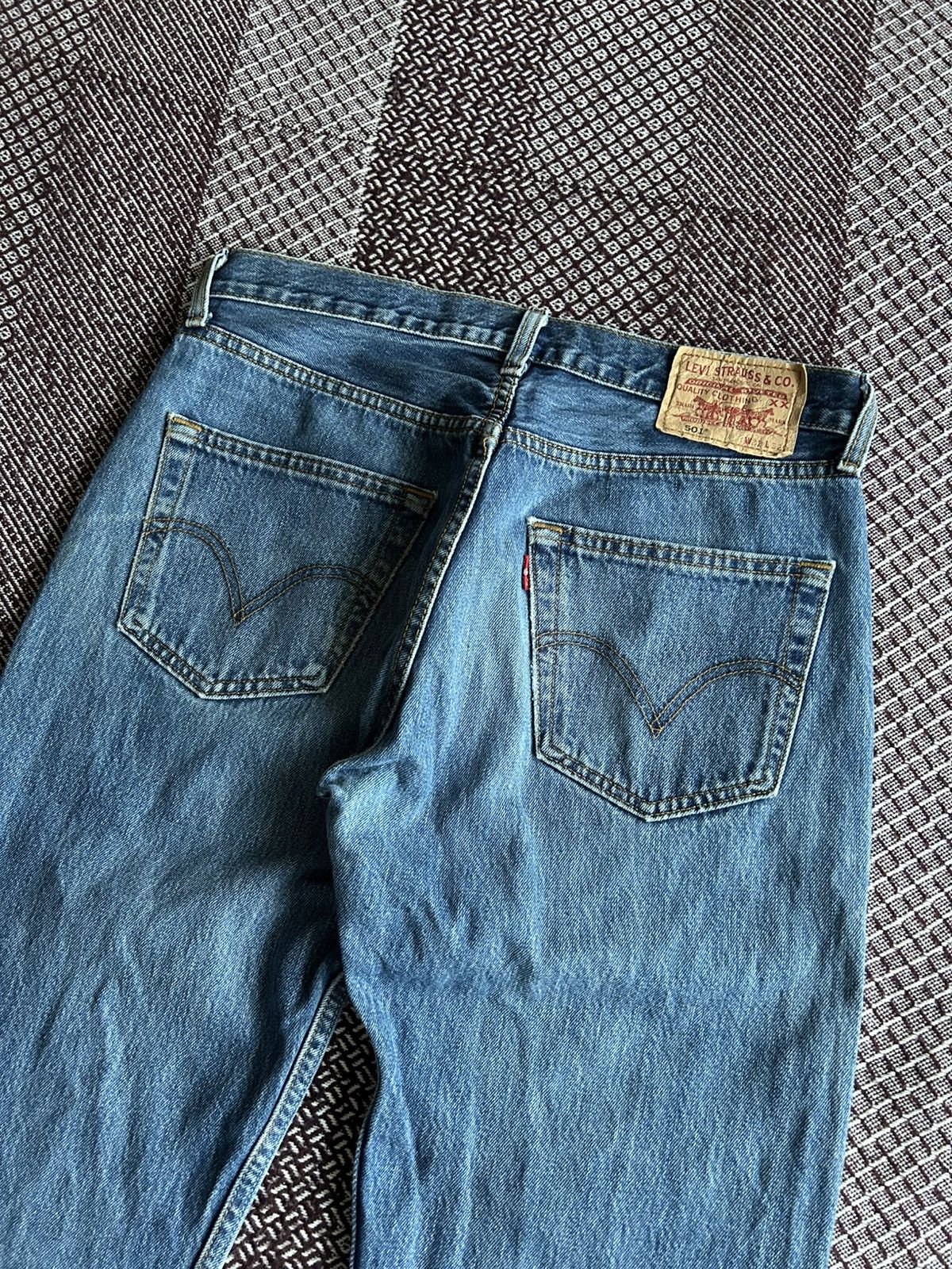 Levi's Vintage Levis 501 Denim Wash Dirty Jeans Streetwear Size W32 Size US 32 / EU 48 - 8 Thumbnail