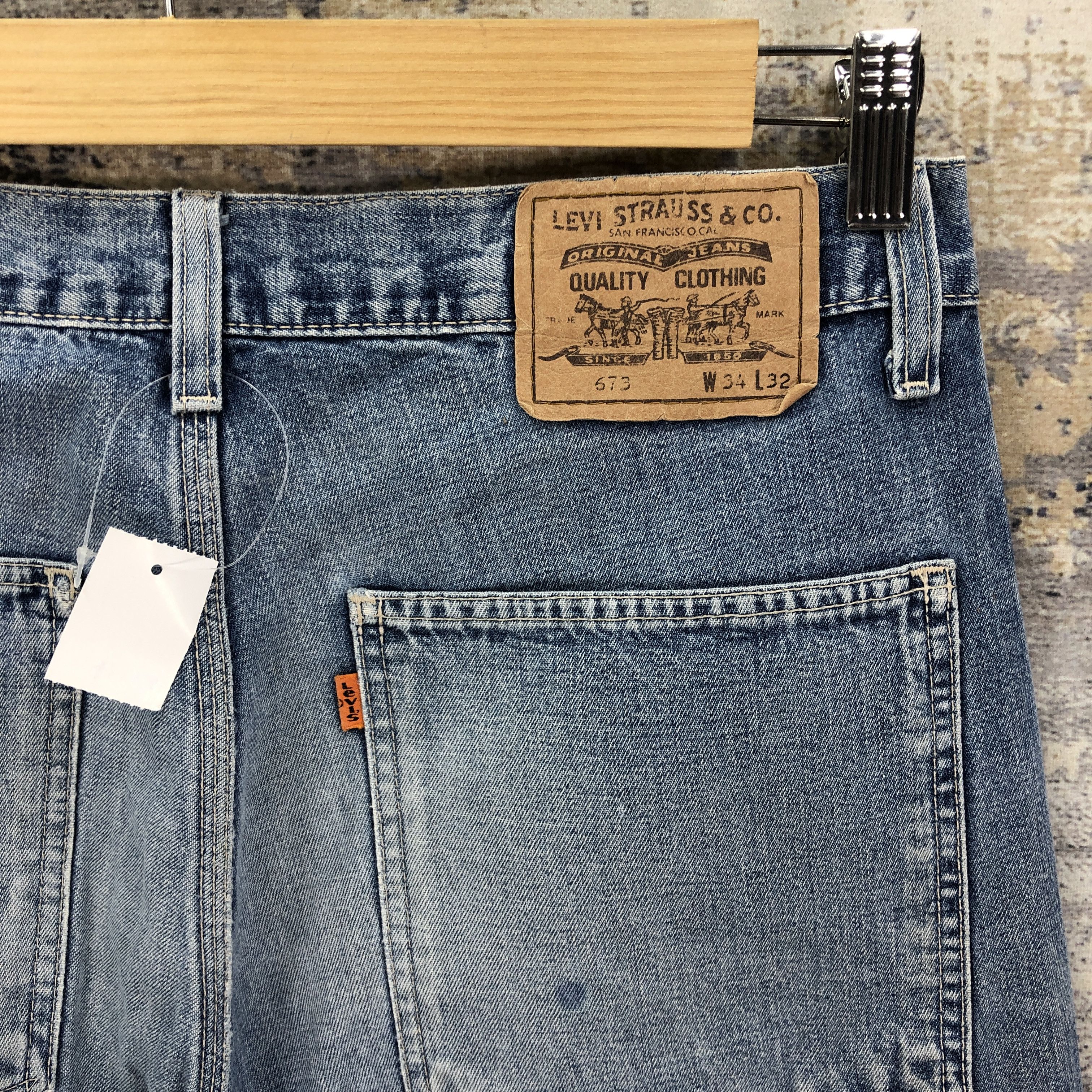 Levi's Vintage Levis Carpenter Orange Tab Jeans Levi's 673 Denim Size US 32 / EU 48 - 5 Thumbnail