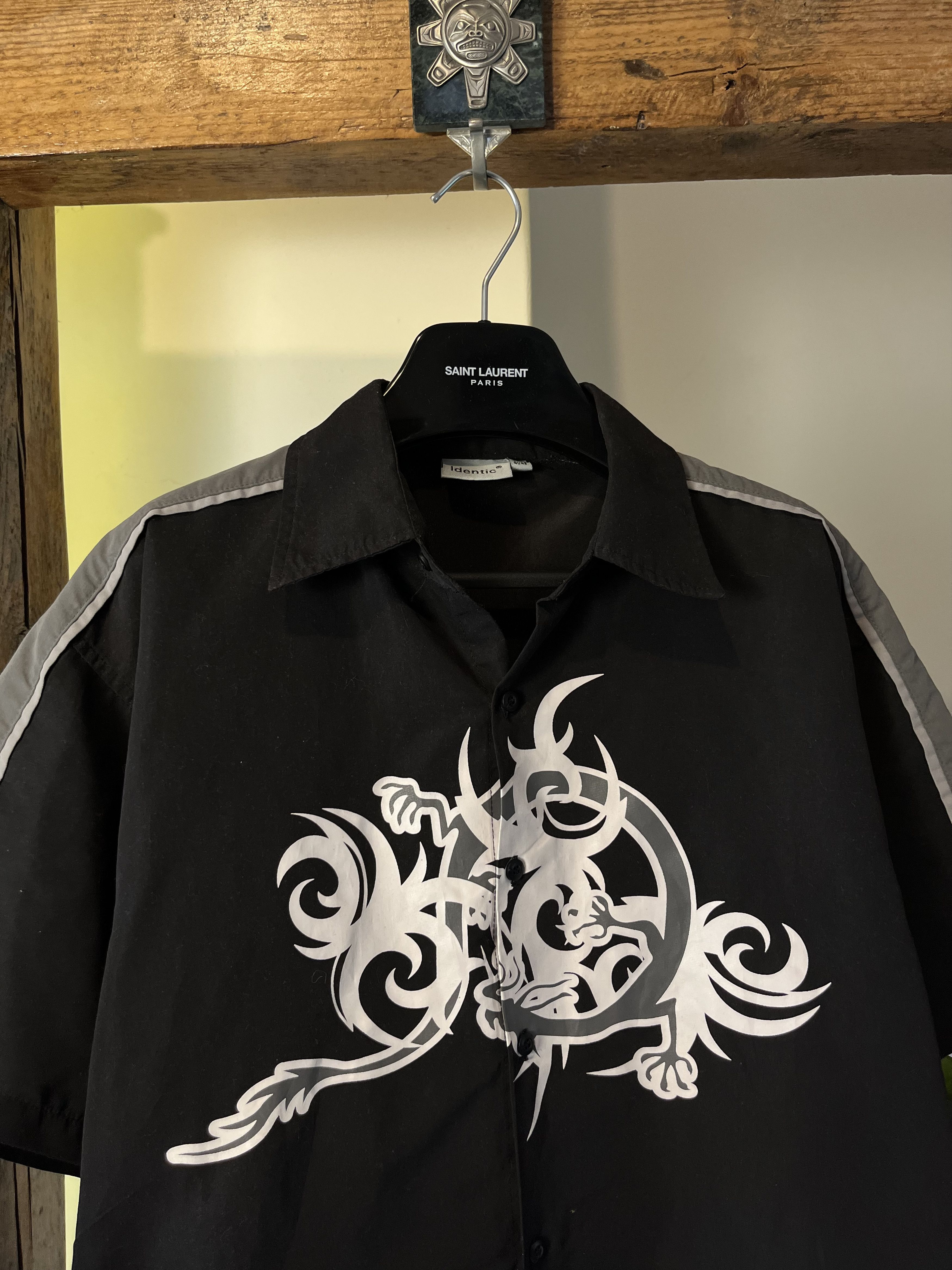 Affliction × Vintage Vintage y2k Tribal Tattoo Shirt Opium Style Size US L / EU 52-54 / 3 - 2 Thumbnail