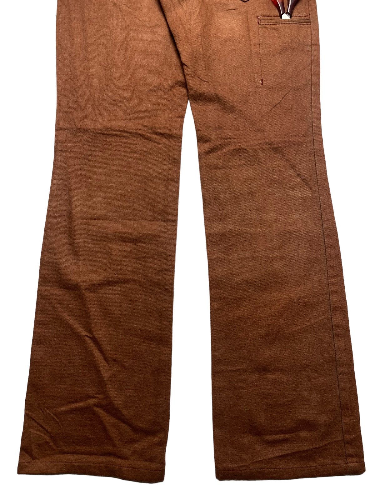 If Six Was Nine 2000s L7 Real Hip - Flared Mud Chocolate Denim Size US 29 - 6 Thumbnail