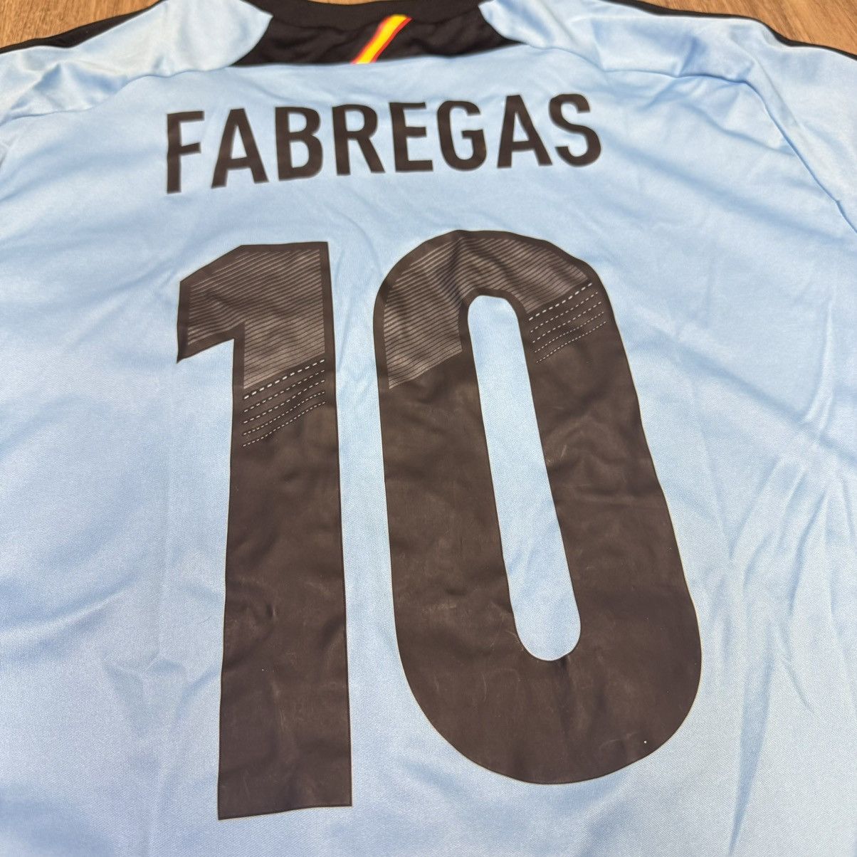 Adidas Spain 12/14 away shirt #10 Fabregas Size US XL / EU 56 / 4 - 5 Thumbnail