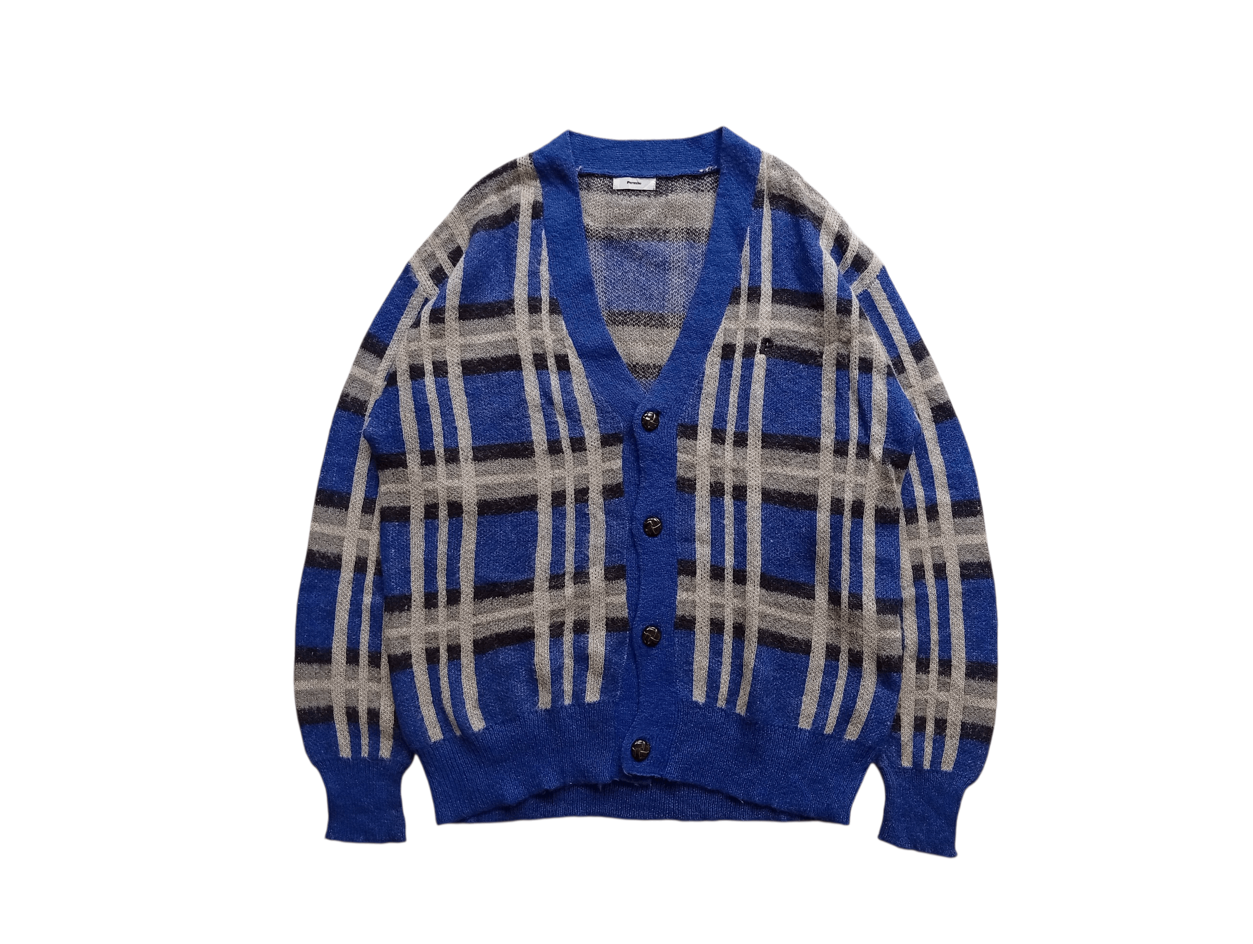 Japanese Brand Perushu mohair cardigan Size US M / EU 48-50 / 2 - 1 Thumbnail