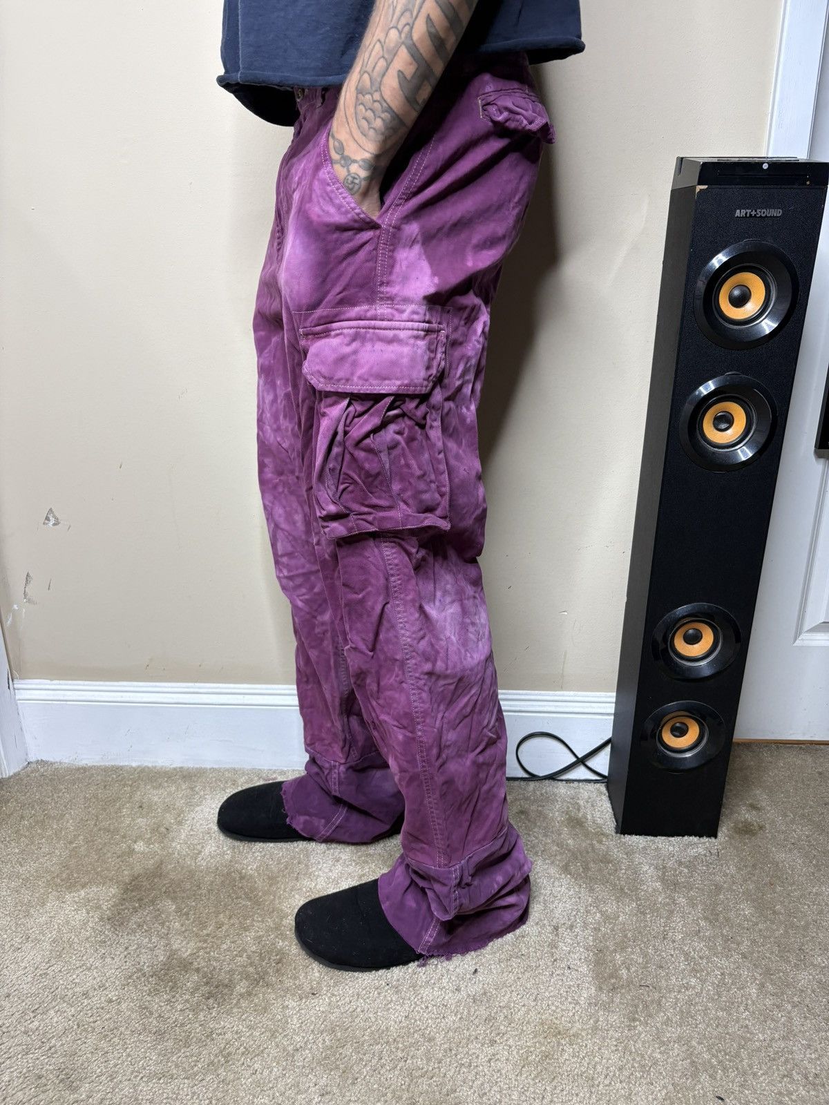 Vintage Custom Cargo Pants Size US 35 - 3 Thumbnail