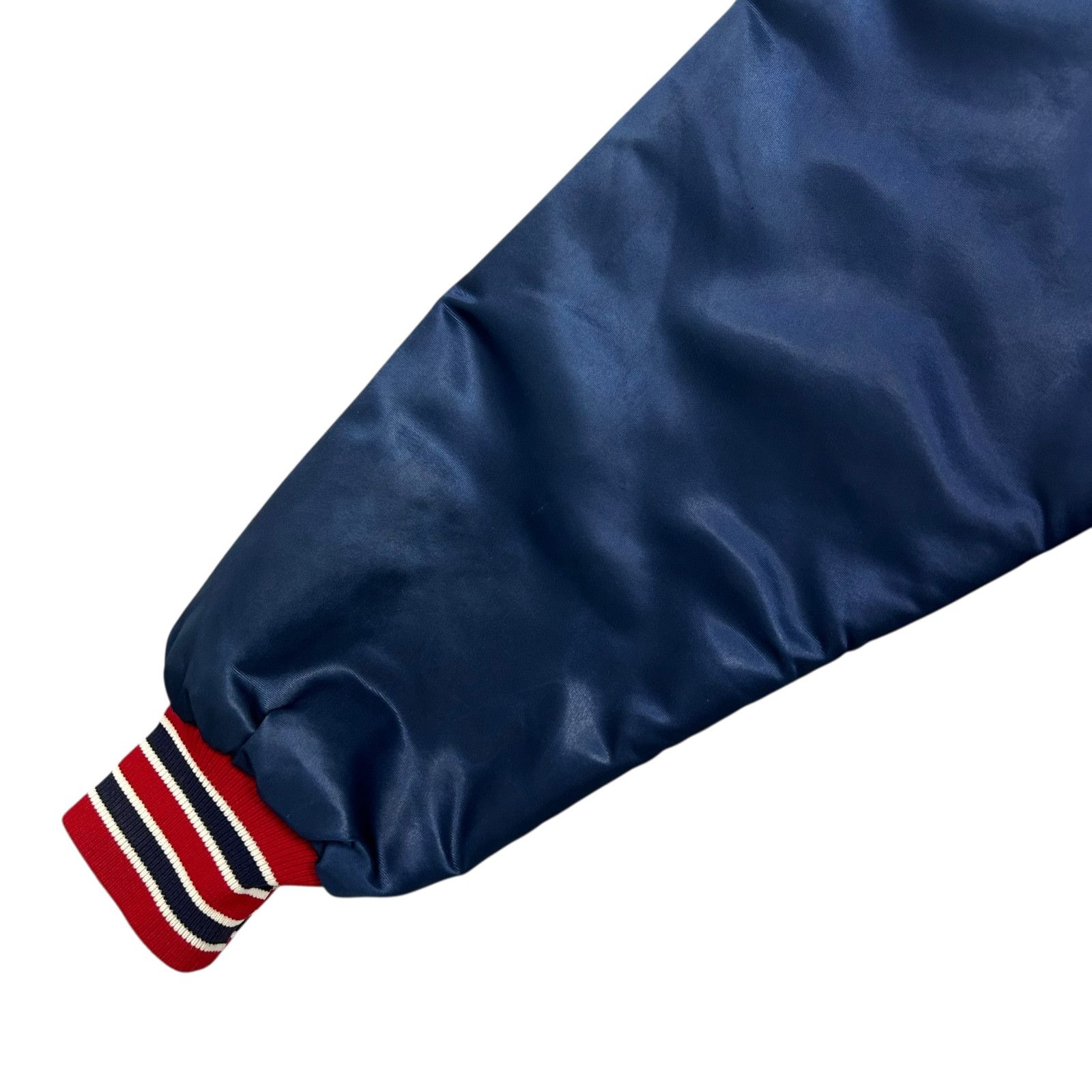MLB VTG 90s MLB BOSTON RED SOX STARTER SATIN BOMBER JACKET Size US XL / EU 56 / 4 - 5 Thumbnail