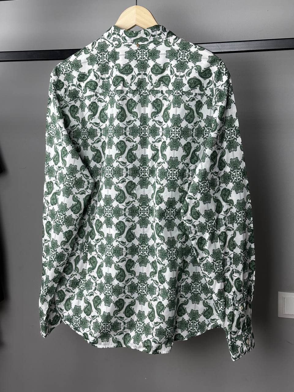 Pretty Green Pretty Green Paisley Patterned Long Sleeve Shirt Size US XL / EU 56 / 4 - 11 Thumbnail