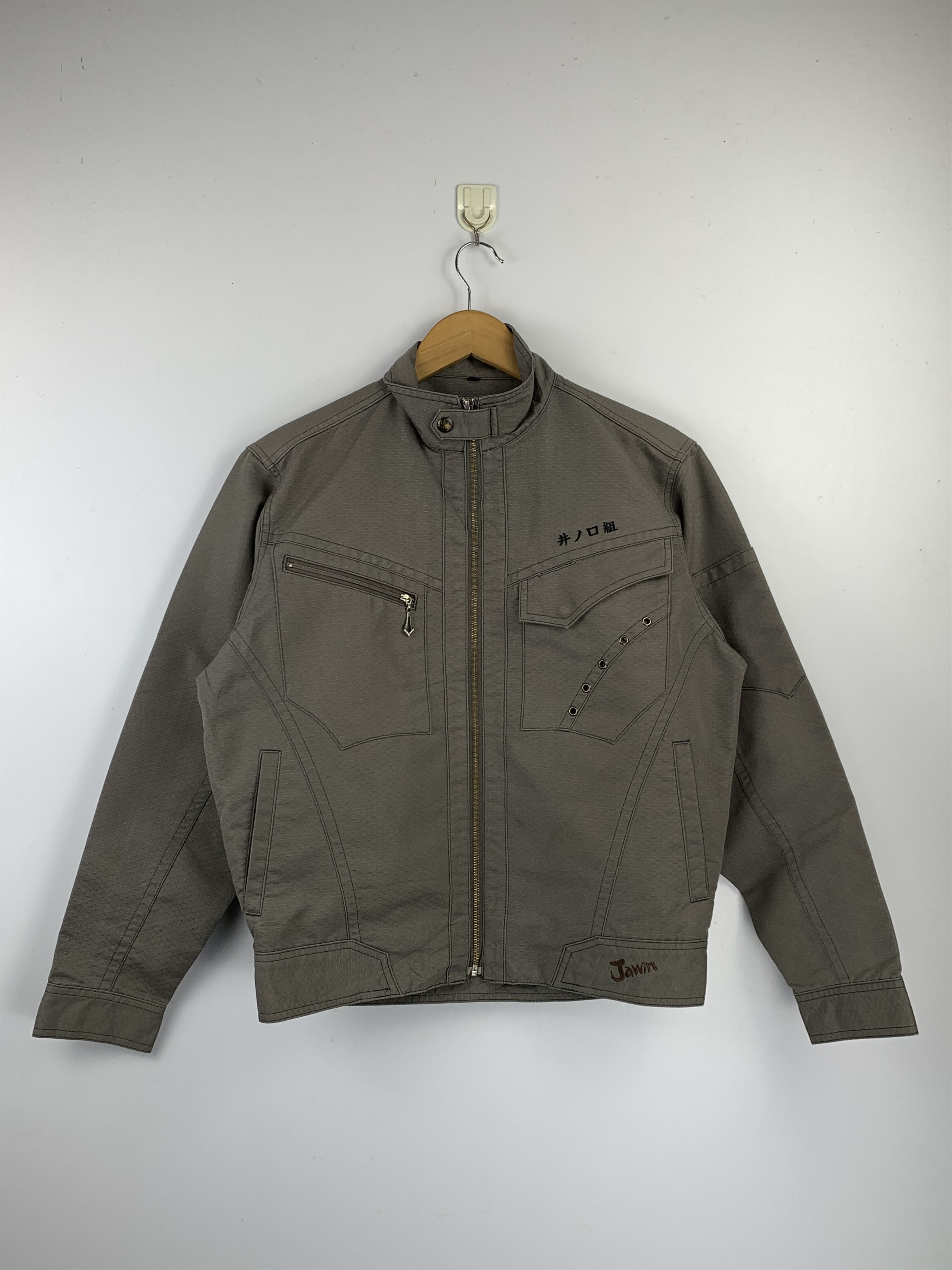 Japanese Brand Vintage Japanese Brand Worker Denim Jacket J1525 Size US L / EU 52-54 / 3 - 1 Thumbnail