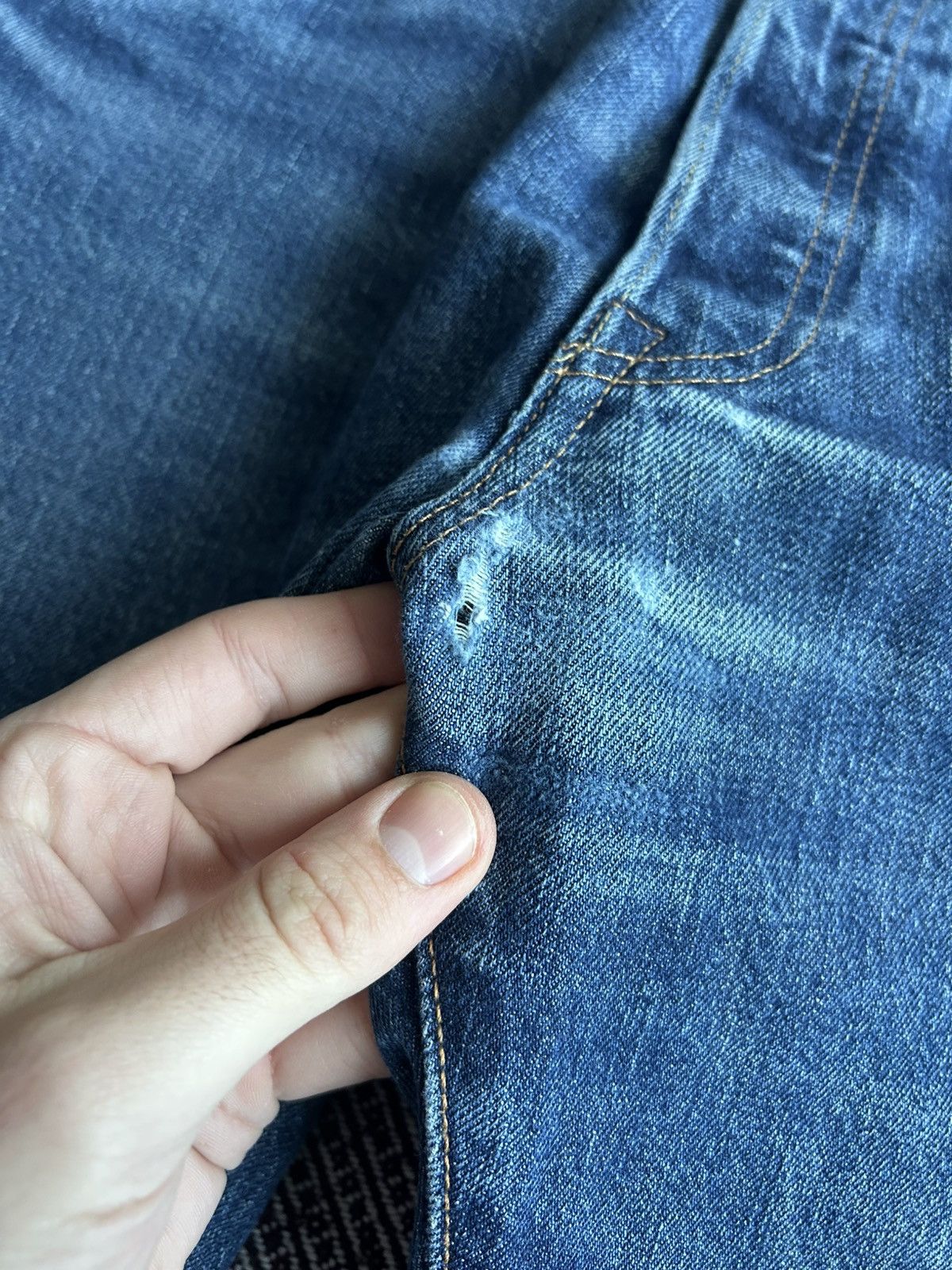 Levi's Vintage Levis 501 Premium Jeans Faded Distressed Wash Sz W34 Size US 34 / EU 50 - 14 Thumbnail