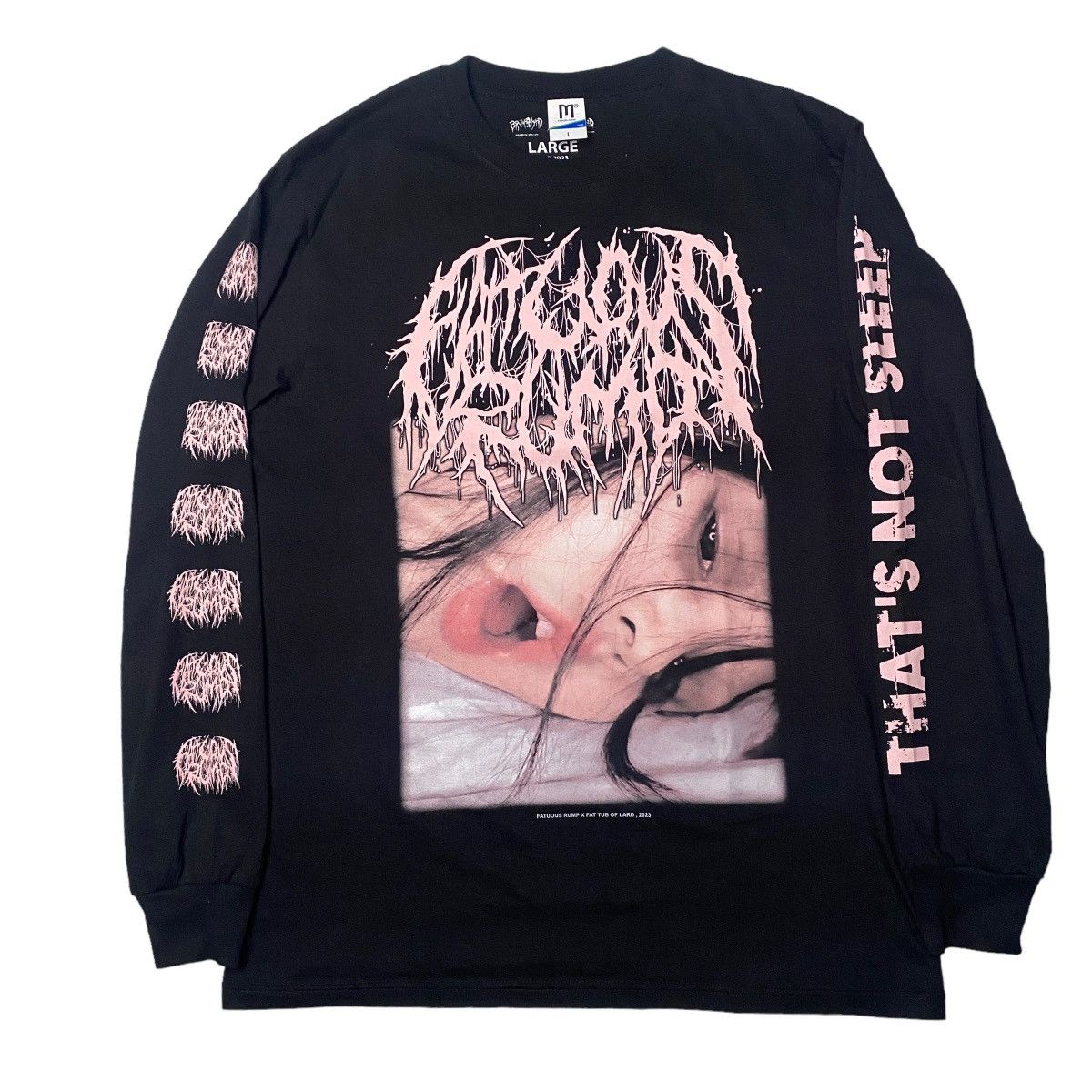 Destroy Lonely × Ken Carson × Playboi Carti FTOL Fatuous Rump That’s Not Sleep Longsleeve Size US L / EU 52-54 / 3 - 1 Thumbnail
